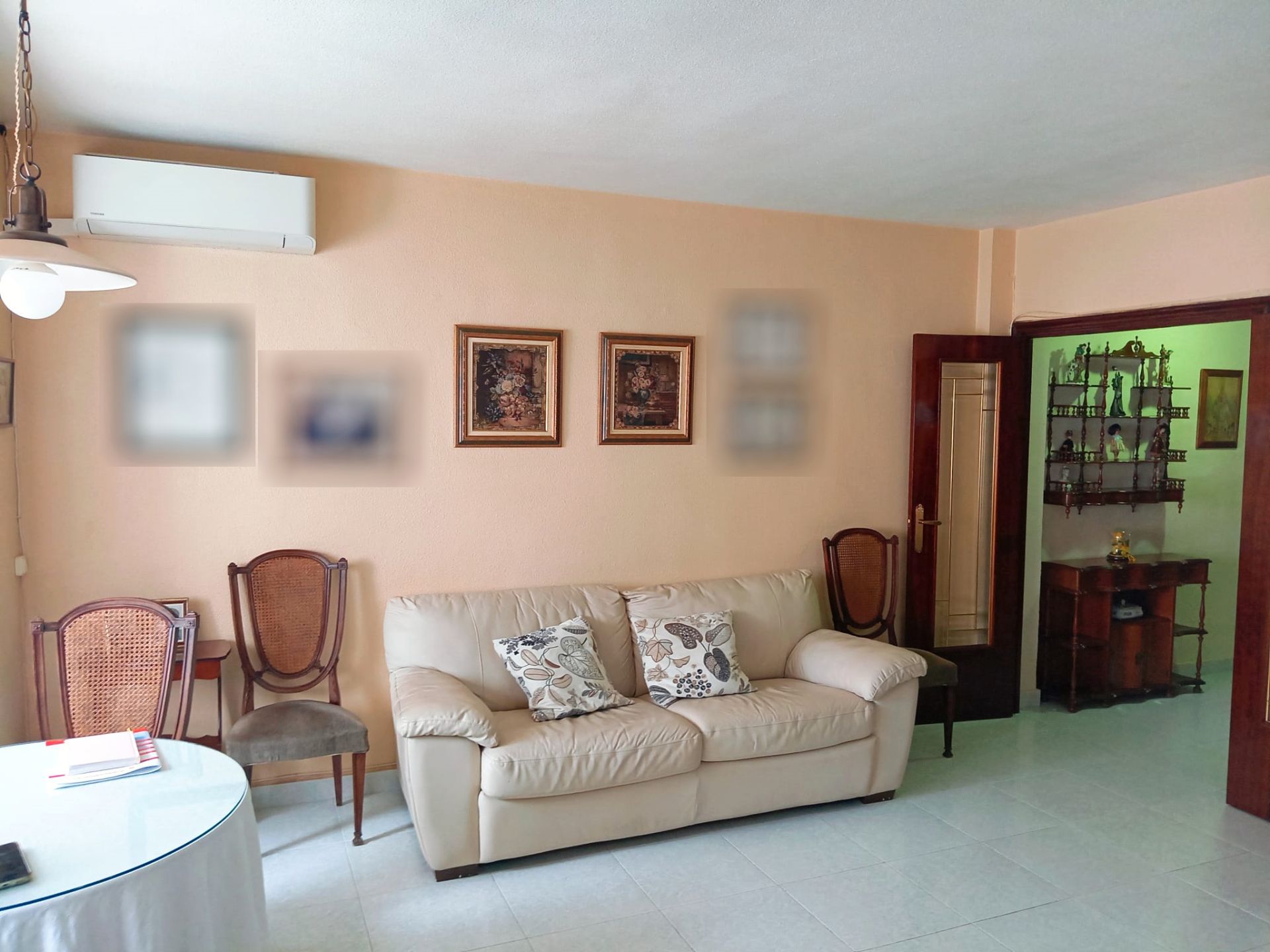 Sala de estar de Piso en venta en  Murcia Capital con Aire acondicionado, Calefacción y Trastero