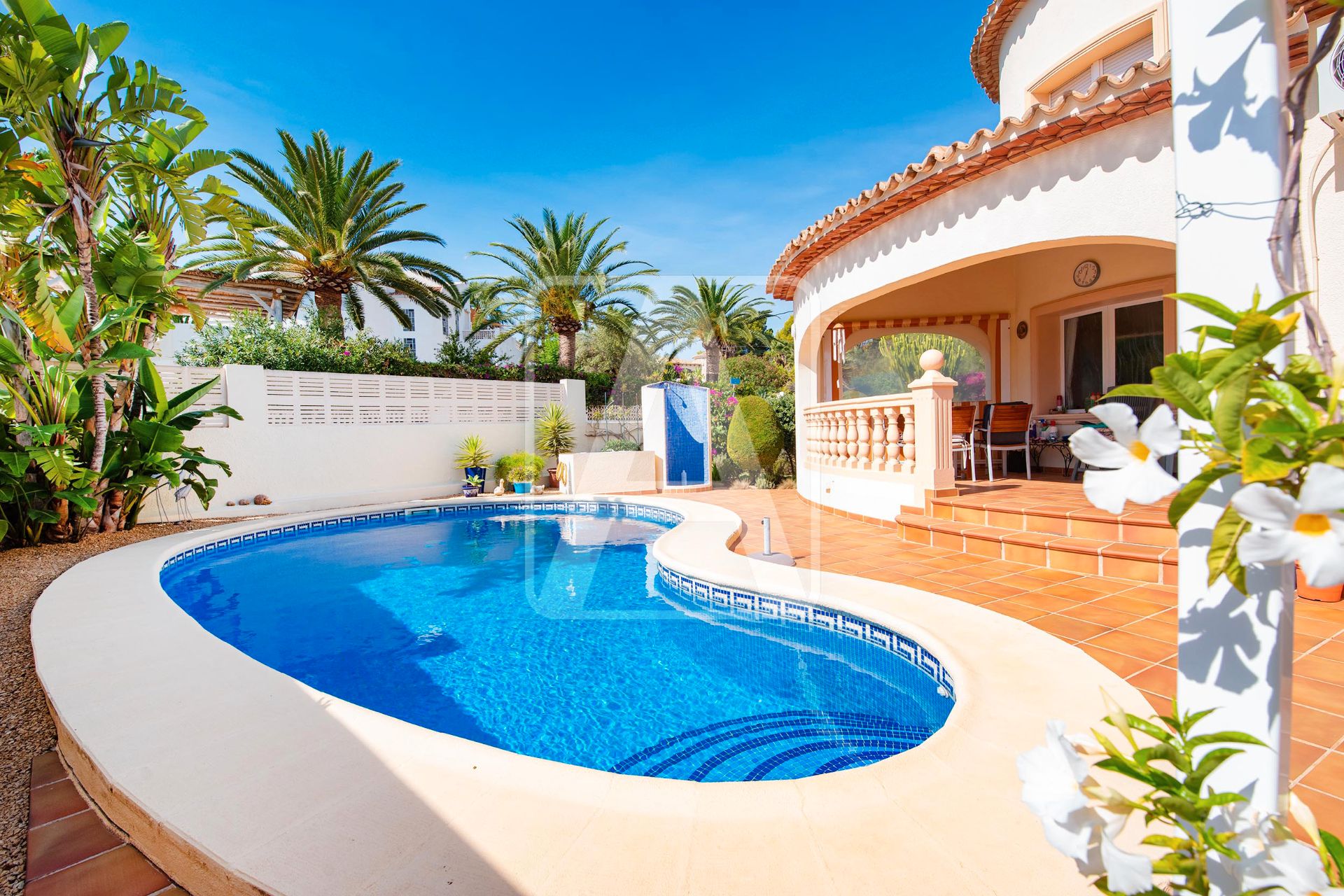 Jardí de Casa o xalet en venda en Benissa amb Aire condicionat, Calefacció i Jardí privat