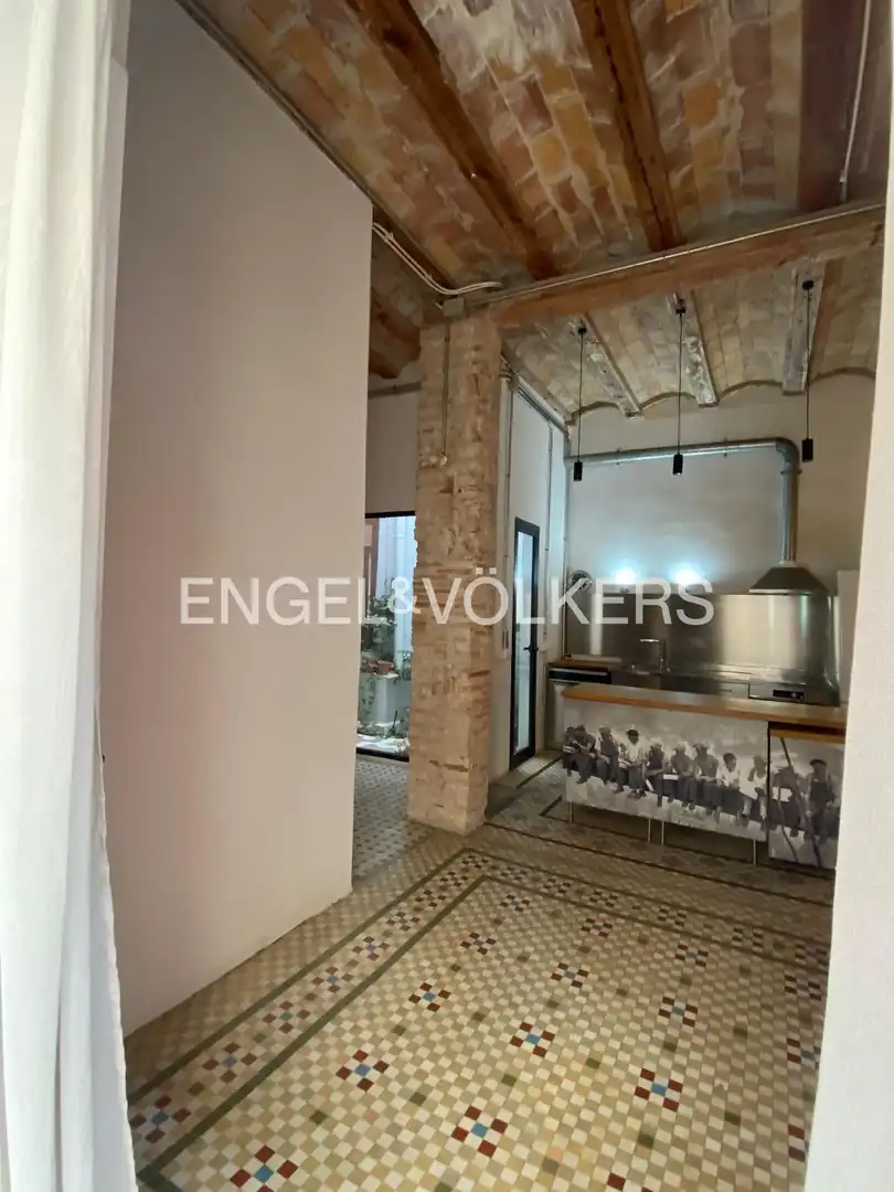 Kitchen of Flat for rent in Valencia  with Air Conditioner and Heating