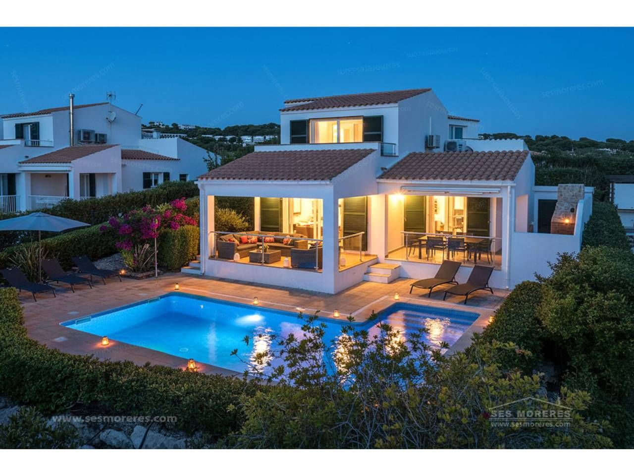 Exterior view of House or chalet for sale in Es Mercadal  with Air Conditioner, Private garden and Terrace