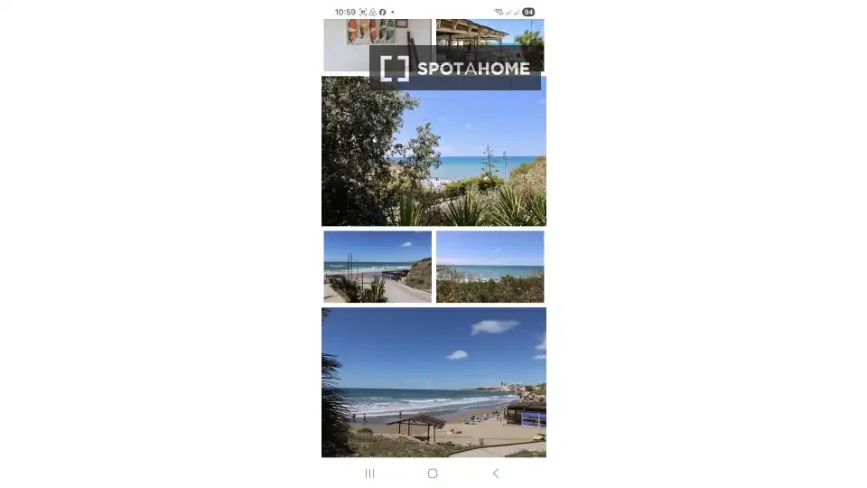 Exterior view of Flat for rent in Sitges  with Air Conditioner, Heating and Furnished
