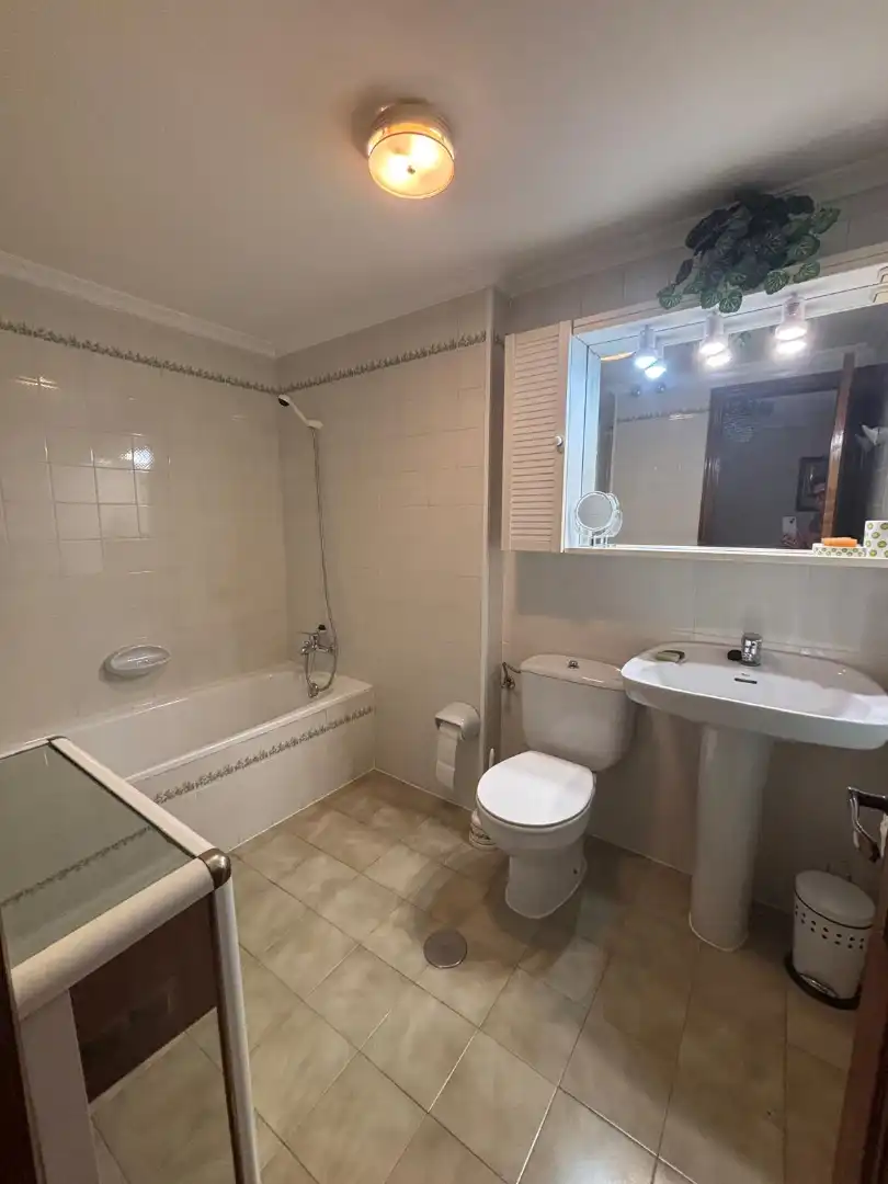 Badezimmer von Wohnung zur Miete in Oviedo  mit Heizung, Parkett und Möbliert