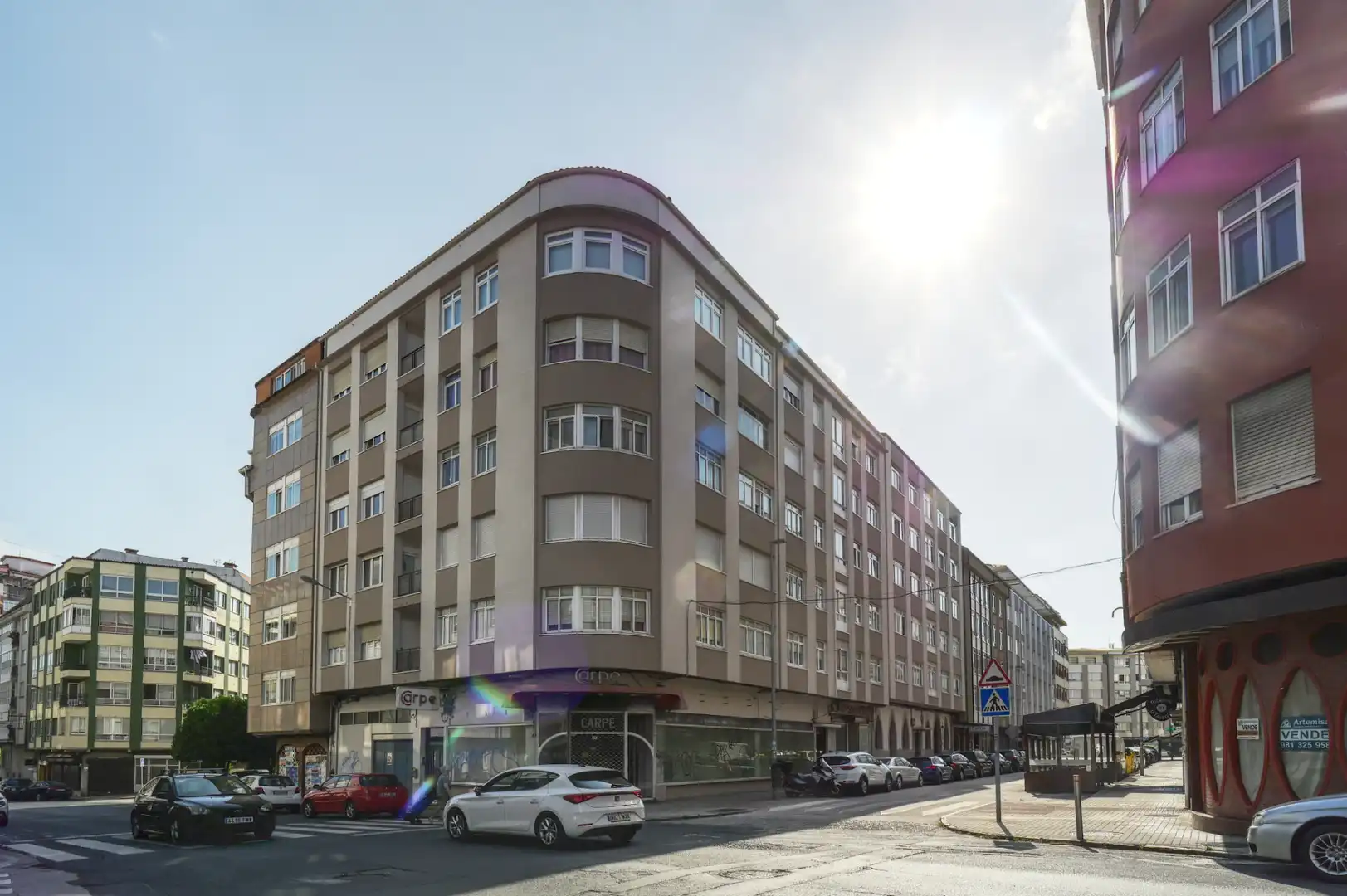 Vista exterior de Pis en venda en Ferrol amb Calefacció, Moblat i Forn