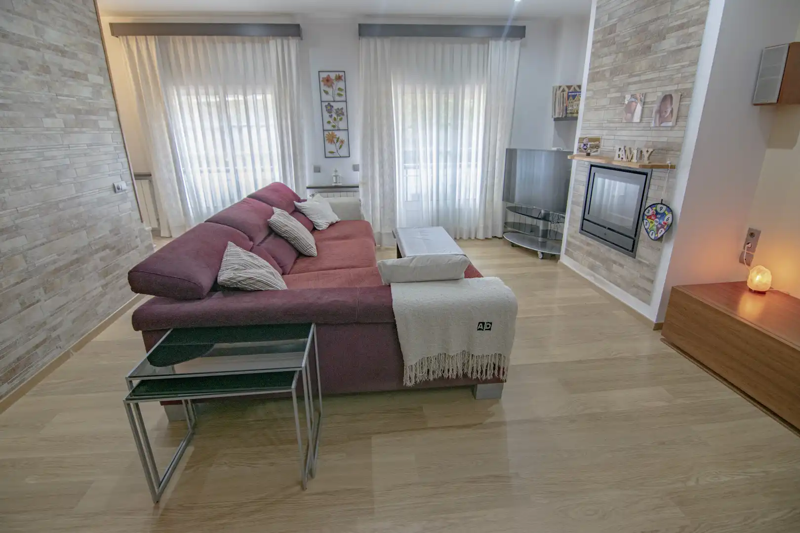 Sala de estar de Casa o chalet en venta en Barcelona con Aire acondicionado, Calefacción y Parquet