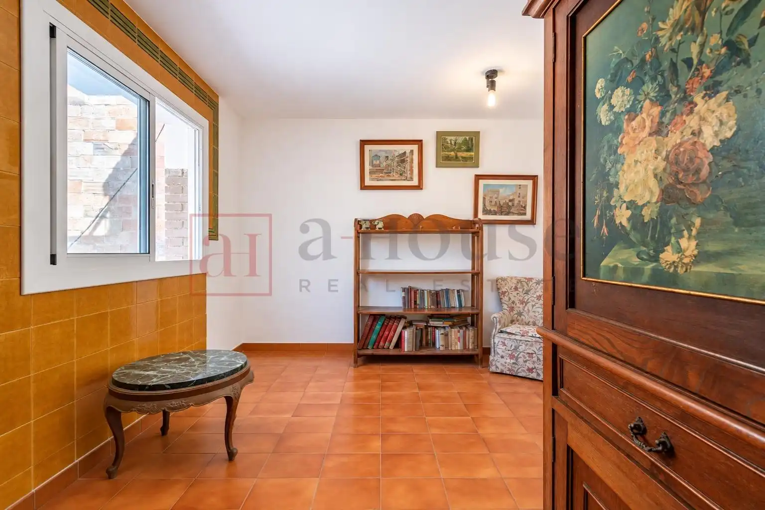 Sala d'estar de Pis en venda en Gràcia