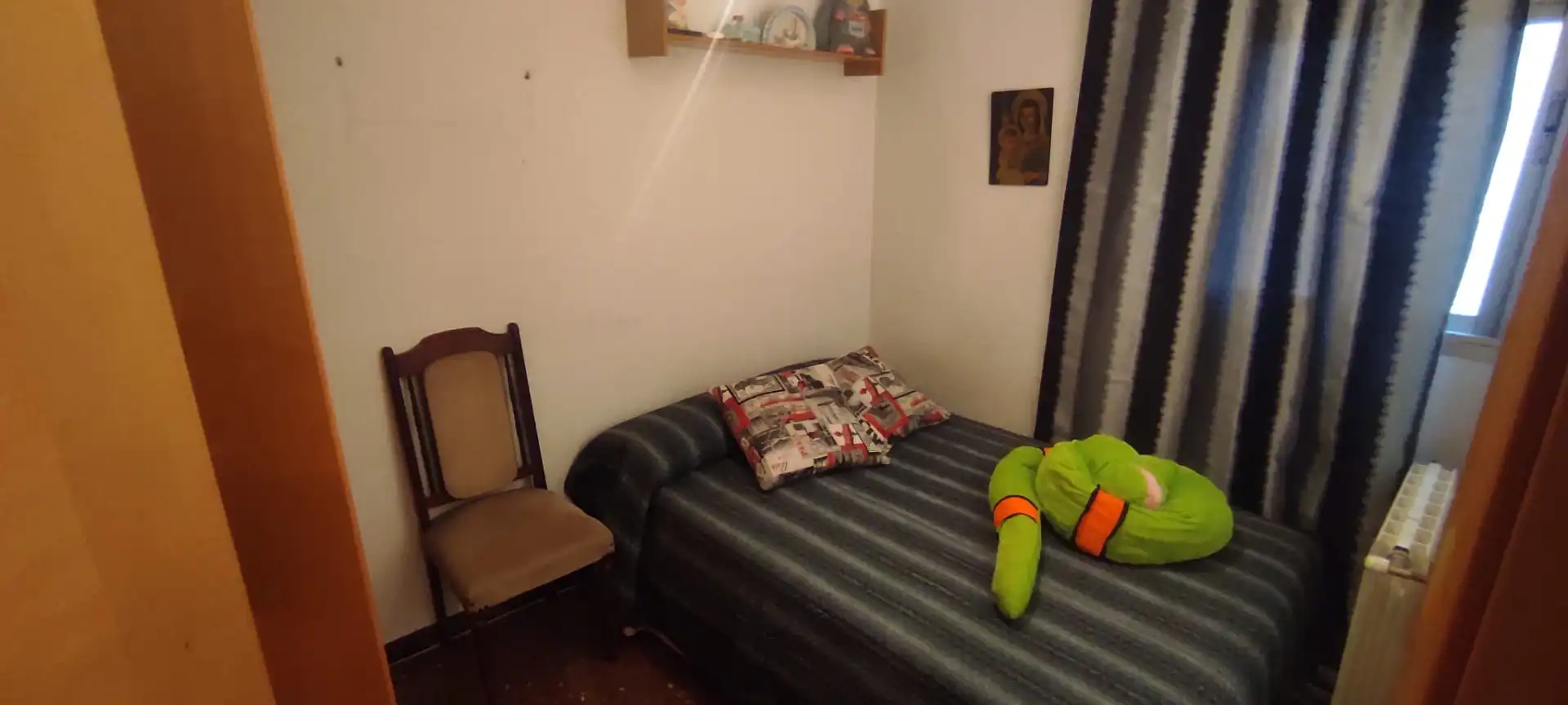 Bedroom of Flat for sale in Santa Coloma de Gramenet  with Air Conditioner, Heating and Terrace