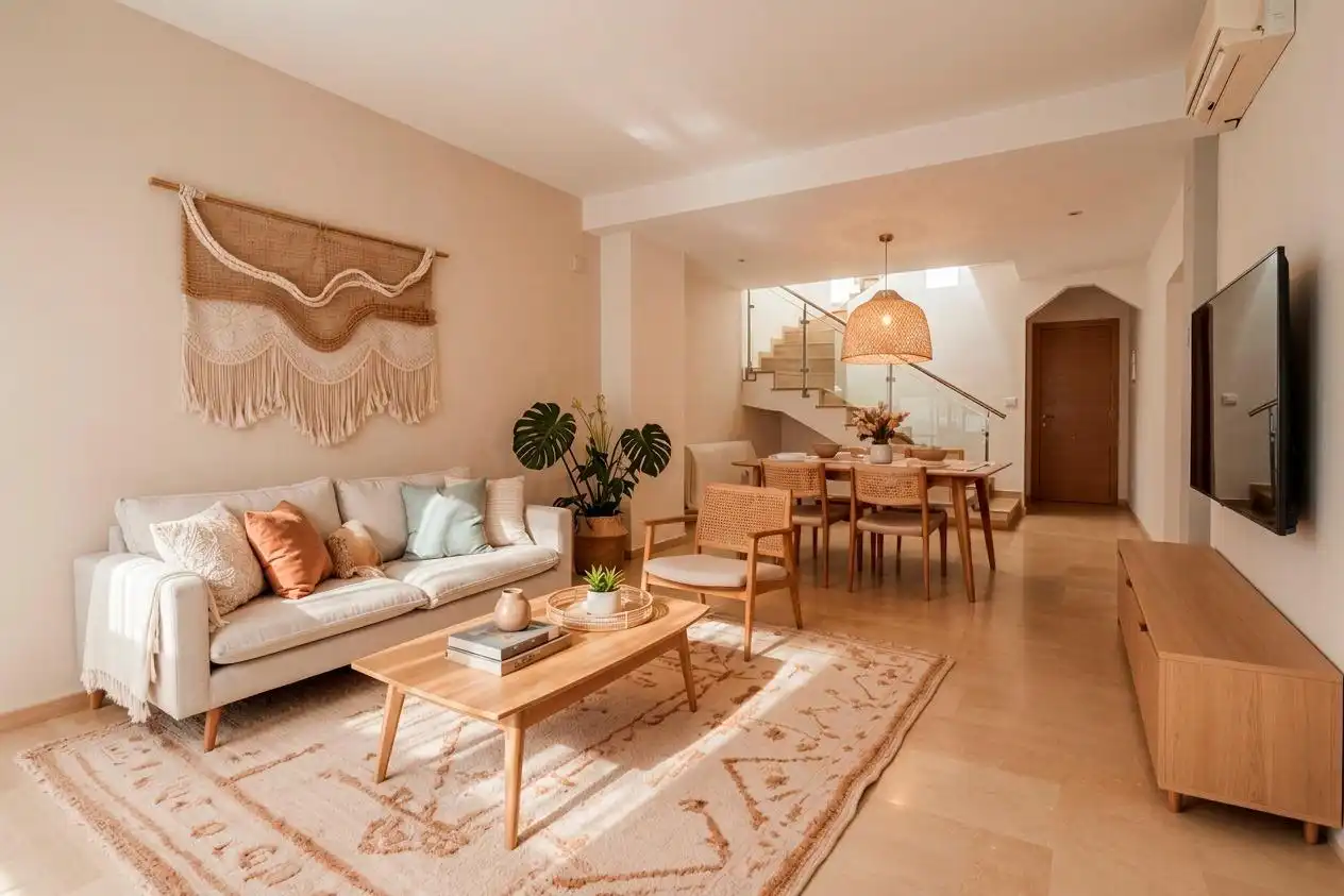 Sala d'estar de Casa adosada en venda en Puçol