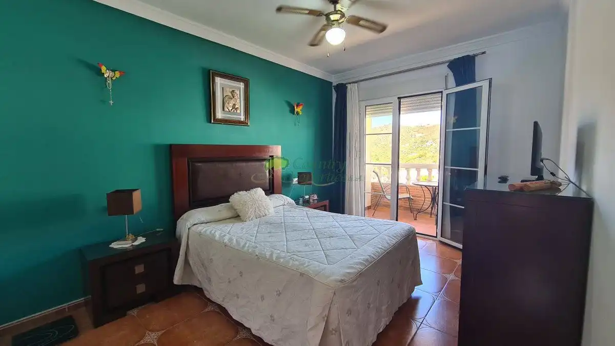 Bedroom of Houses for sale in Canillas de Albaida  with Air Conditioner, Terrace and Storage room