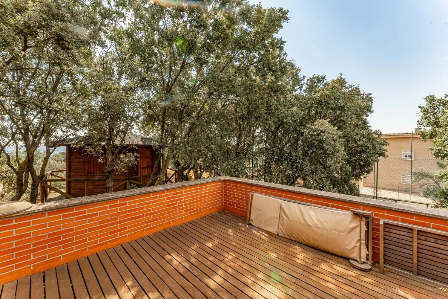 Terraza de Casa o chalet en venta en Nuevo Baztán con Aire acondicionado, Jardín privado y Terraza