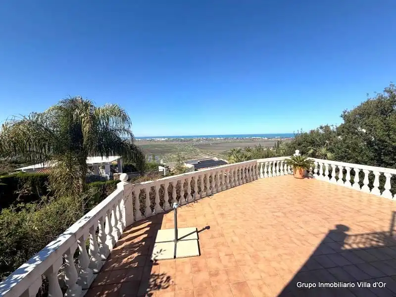 Terrassa de Casa o xalet en venda en Pego amb Aire condicionat, Calefacció i Jardí privat