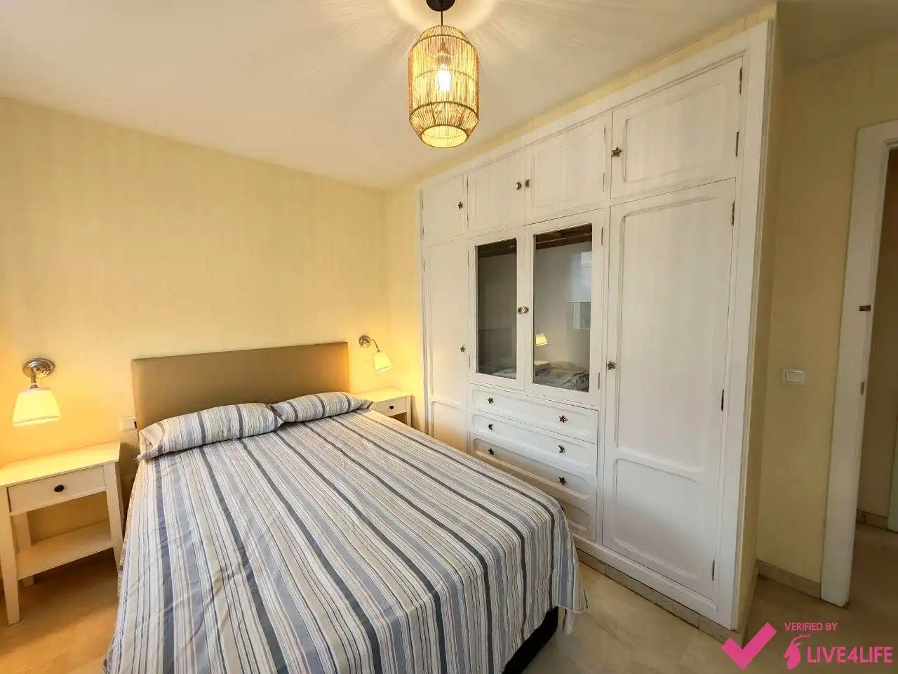 Schlafzimmer von Maisonette zur Miete in Sevilla mit Klimaanlage, Terrasse und Möbliert