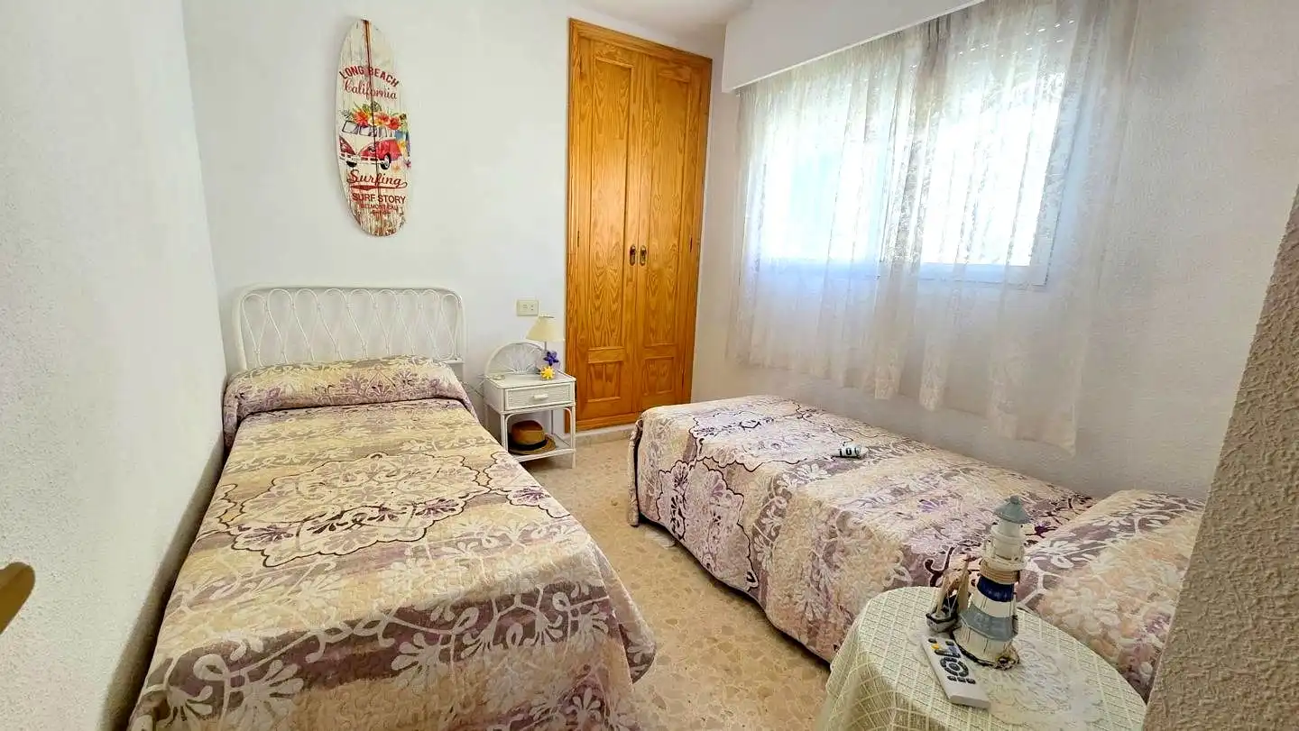 Bedroom of Apartments for rent in Gandia  with Terrace, Furnished and Community pool