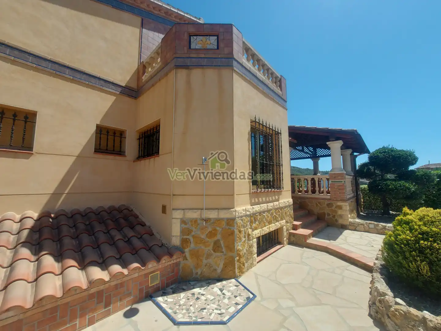 Exterior view of Houses for sale in Olèrdola  with Air Conditioner, Heating and Private garden