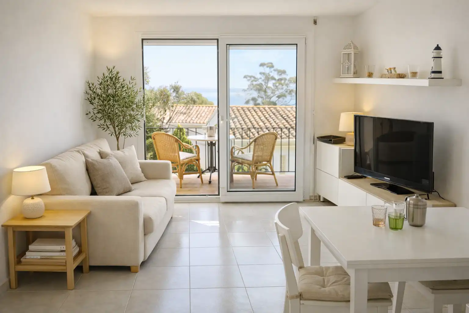 Sala d'estar de Apartament en venda en Palafrugell