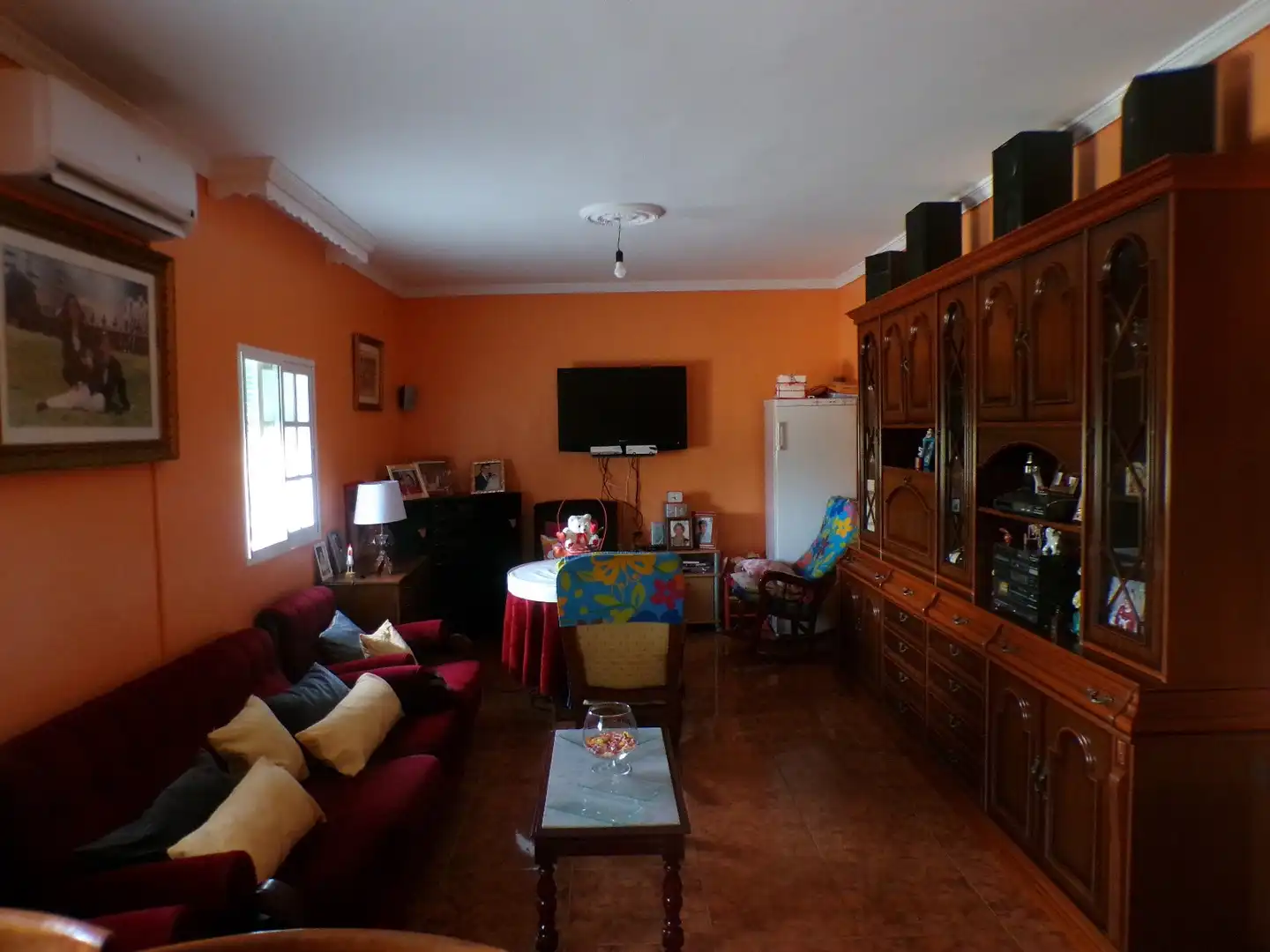 Living room of Houses for sale in Almáchar  with Air Conditioner, Private garden and Furnished