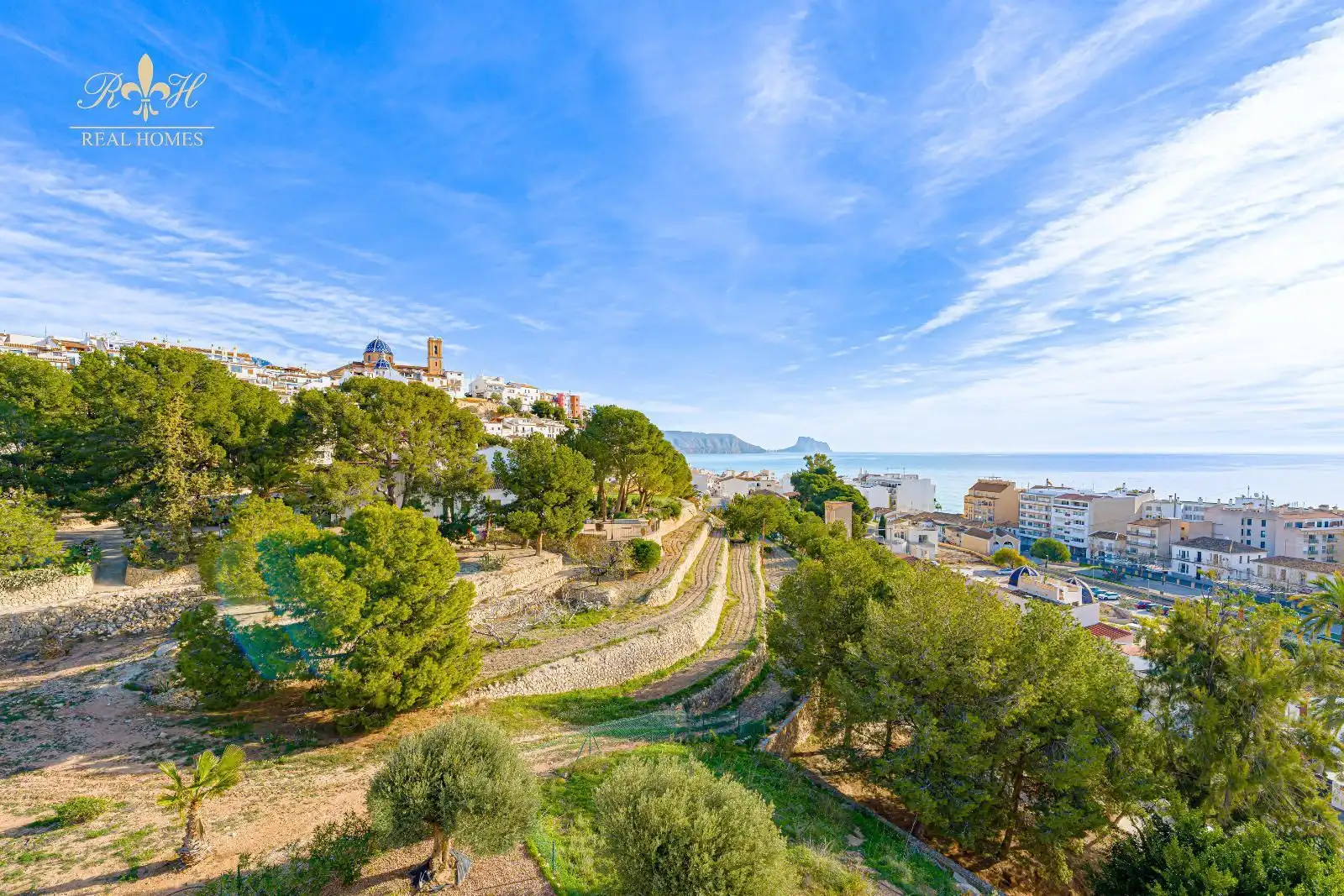 Außenansicht von Dachboden zum Verkauf in Altea mit Klimaanlage, Heizung und Schwimmbad