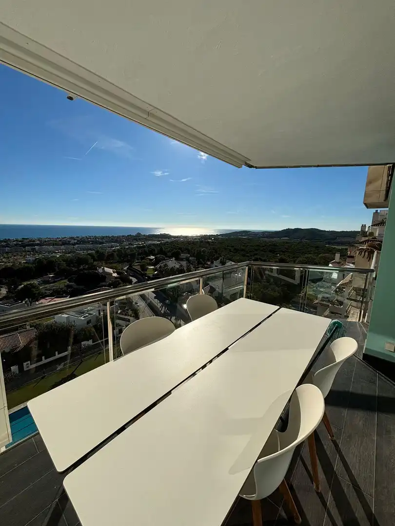 Terrace of Flat for sale in Sitges  with Air Conditioner, Heating and Private garden