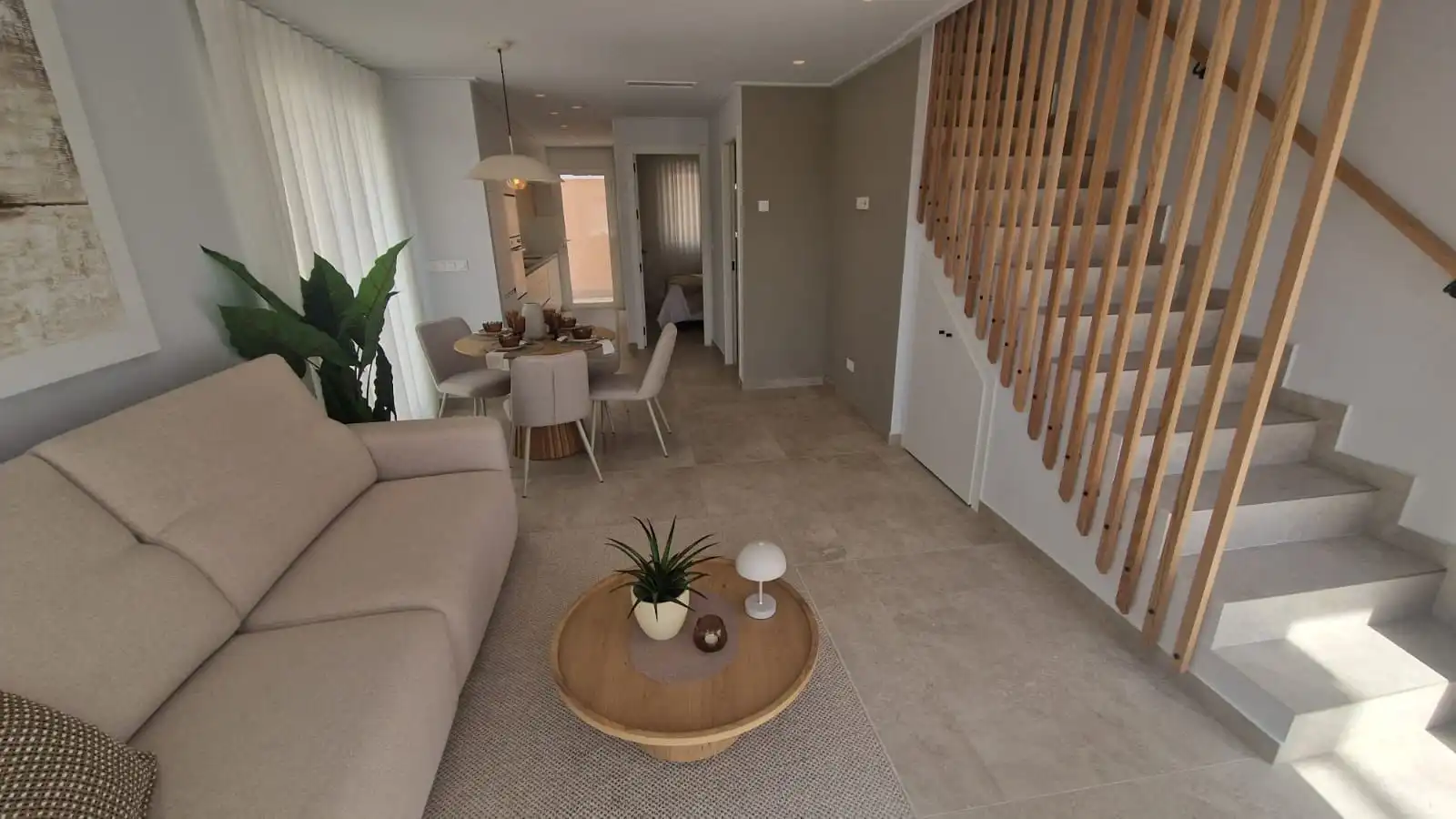 Sala de estar de Casa adosada en venta en Pilar de la Horadada con Calefacción, Jardín privado y Terraza