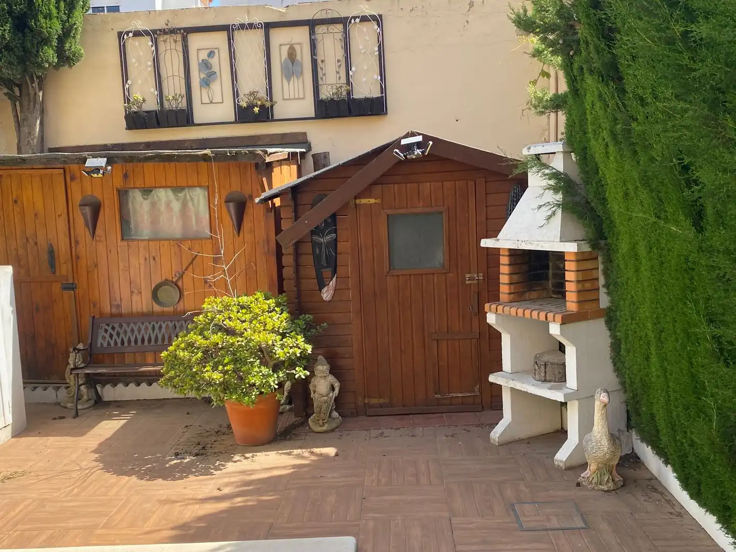 Jardín de Casa adosada en venta en Castilleja de Guzmán con Aire acondicionado, Terraza y Piscina