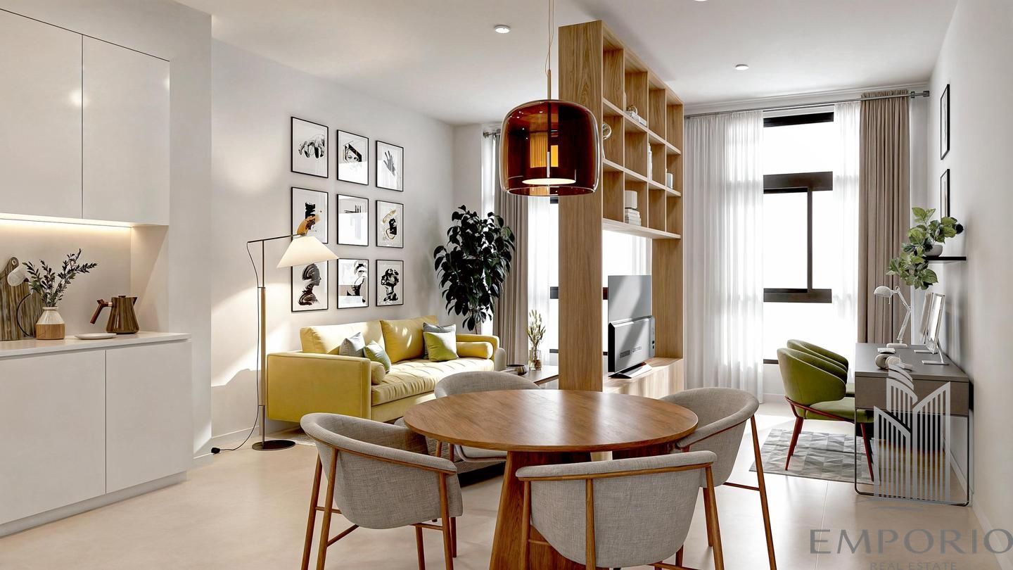 Living room of Planta baja for sale in  Madrid Capital  with Heating