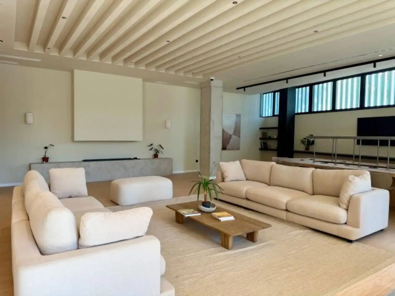 Living room of Flat for rent in Terrassa  with Air Conditioner, Heating and Parquet flooring