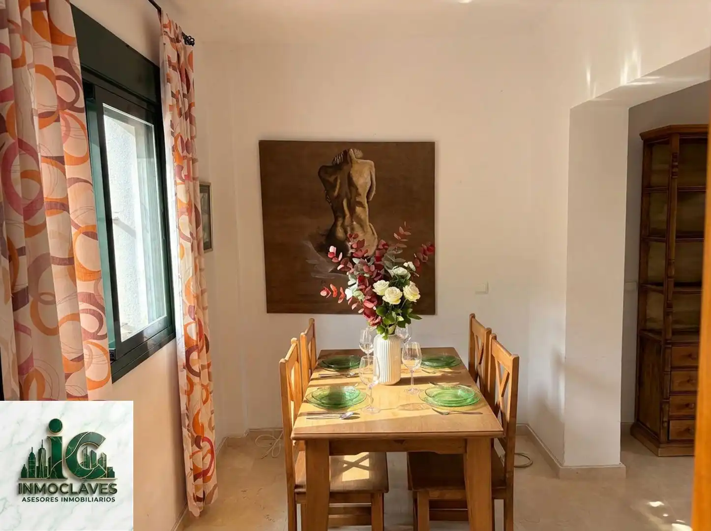 Comedor de Casa adosada en venta en Castellar de la Frontera con Jardín privado