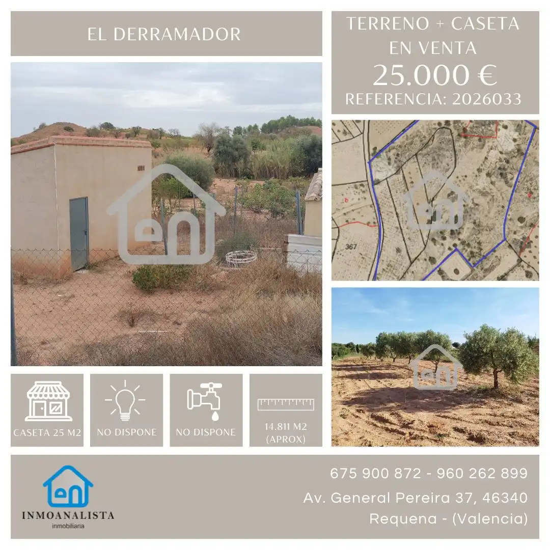 Rural land for sale in Requena