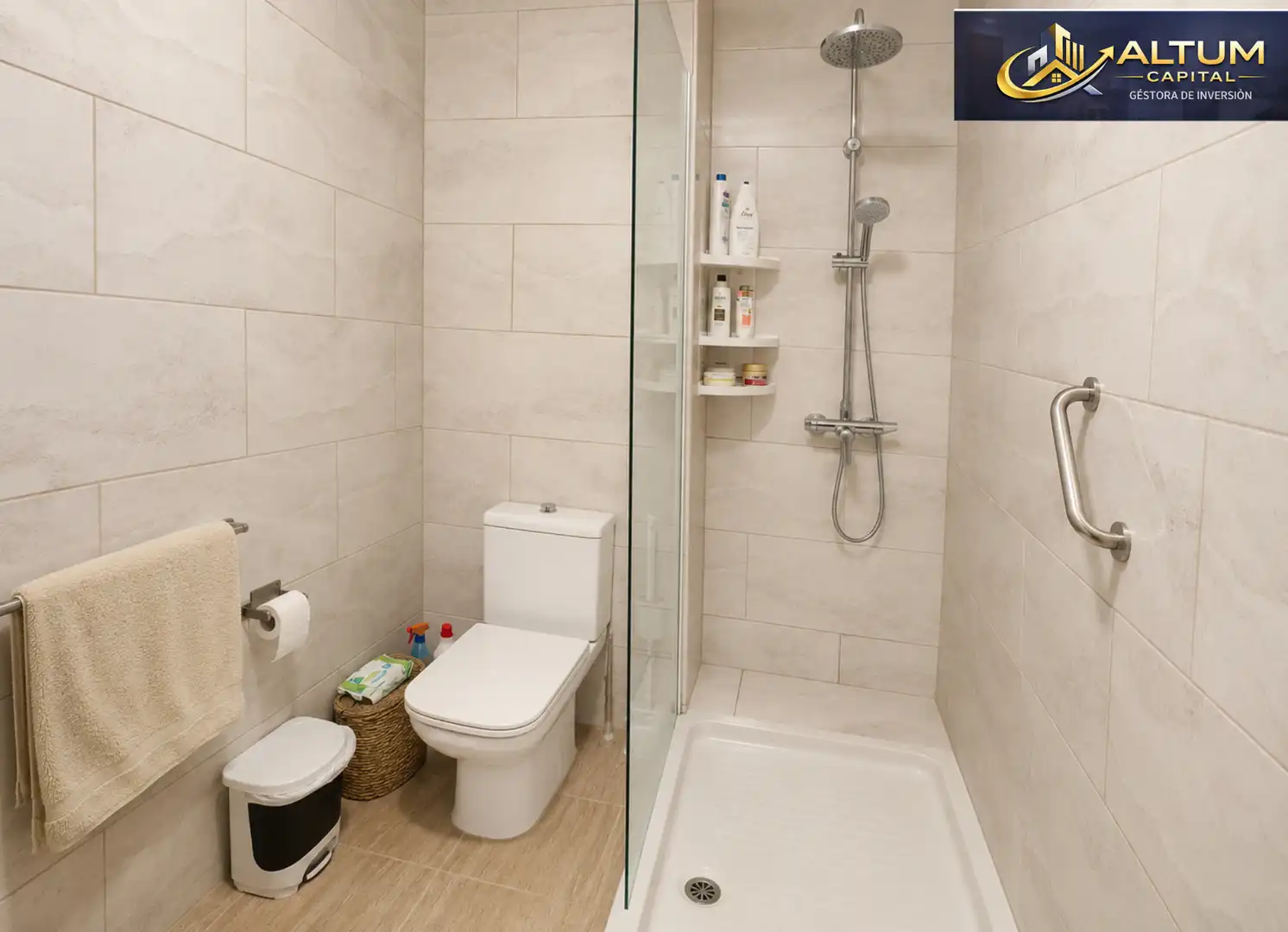 Bathroom of Flat for sale in Arona  with Furnished, Washing machine and Microwave