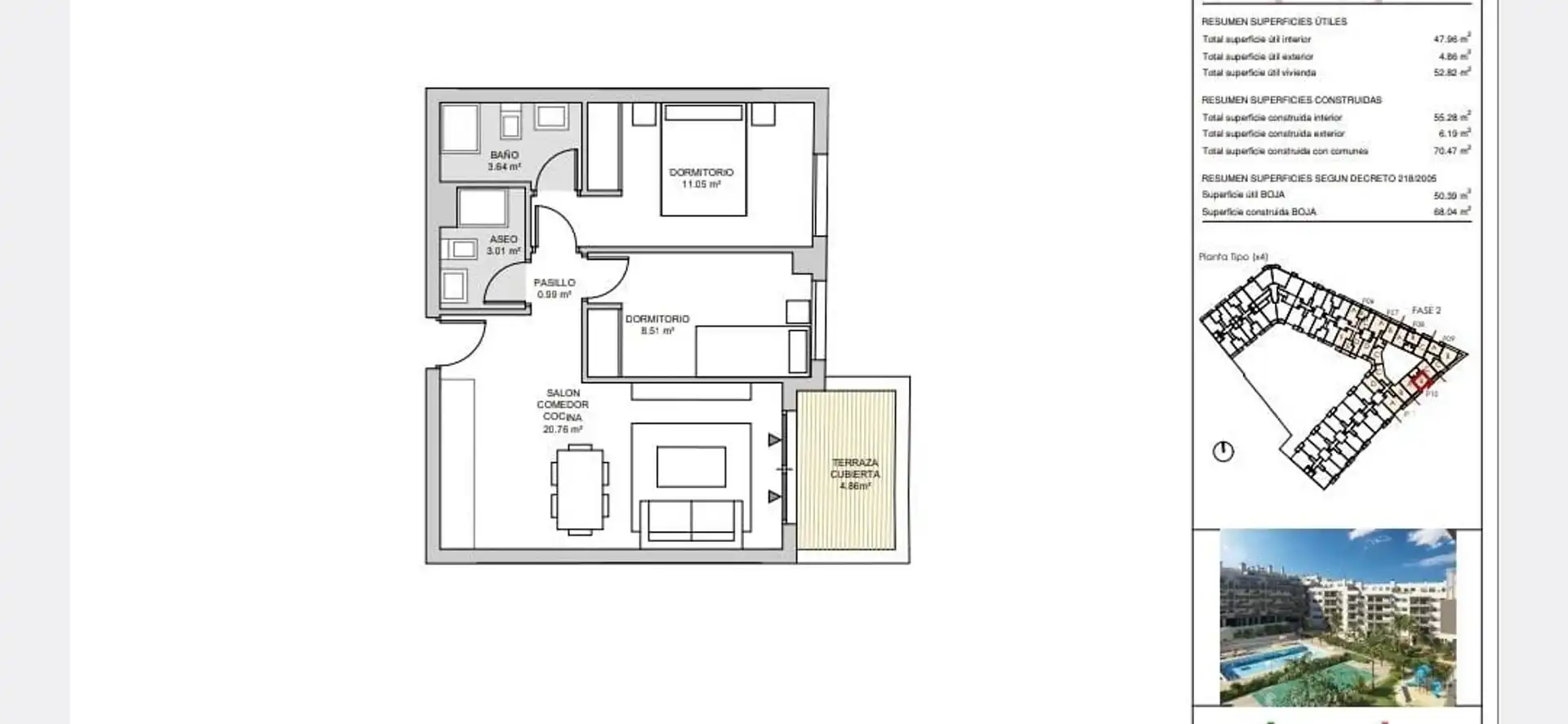 Apartamento con terraza en venta en Las Lagunas, imagen 2