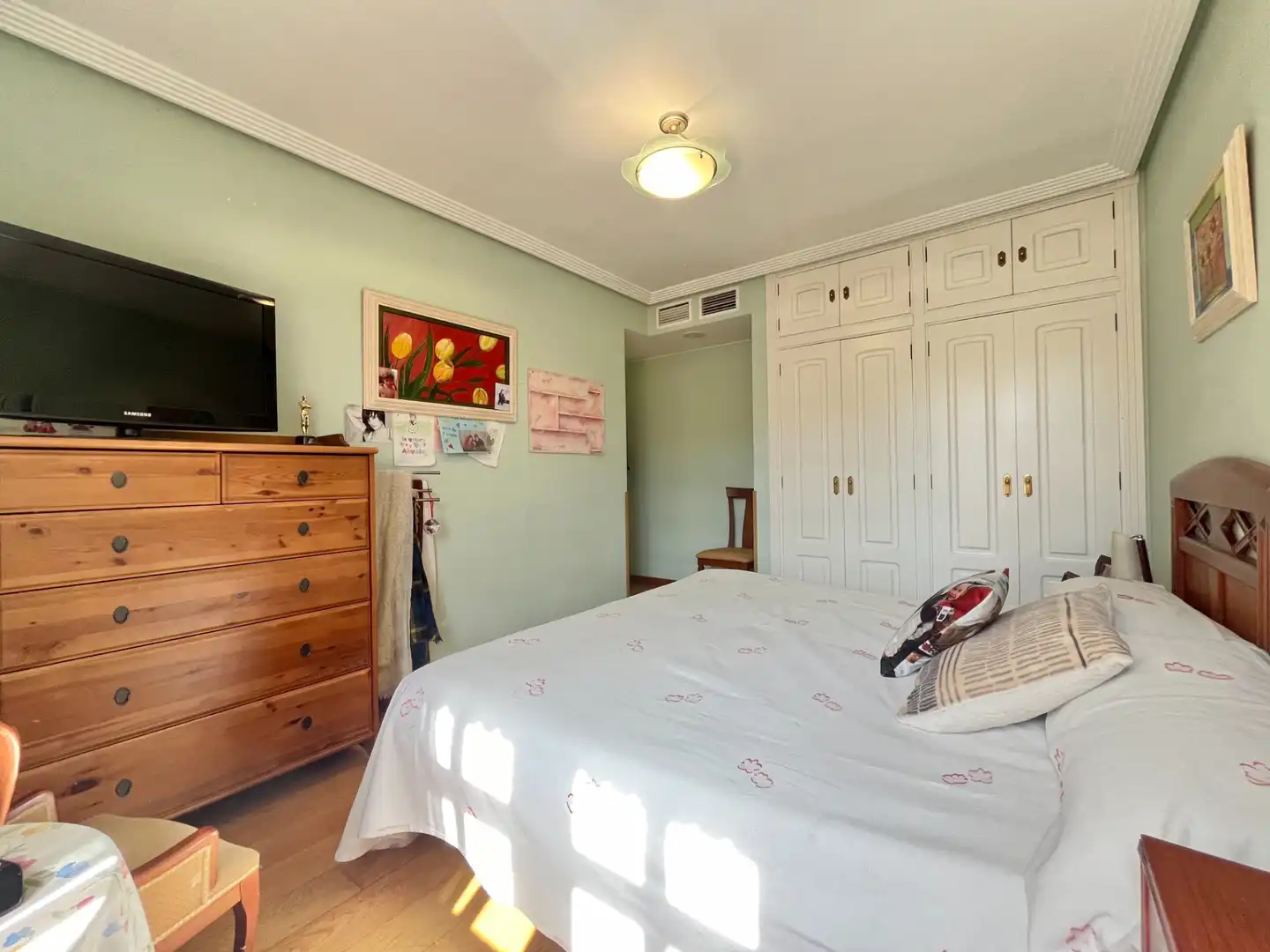 Schlafzimmer von Maisonette zum Verkauf in Zaragoza mit Klimaanlage, Heizung und Parkett