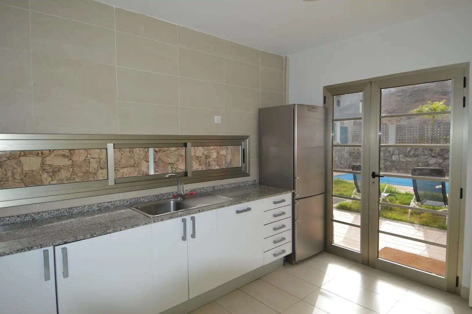 Cocina de Casa o chalet en venta en Mogán con Aire acondicionado, Jardín privado y Terraza