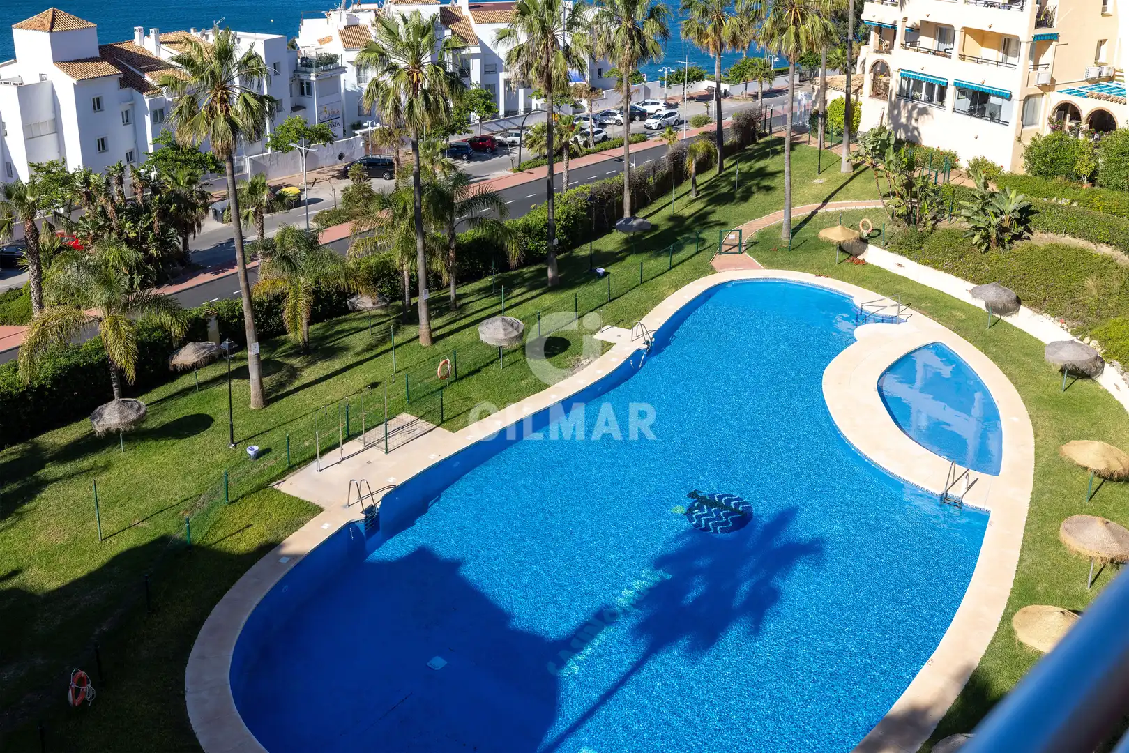 Außenansicht von Wohnung zum Verkauf in Benalmádena mit Heizung, Privatgarten und Abstellraum