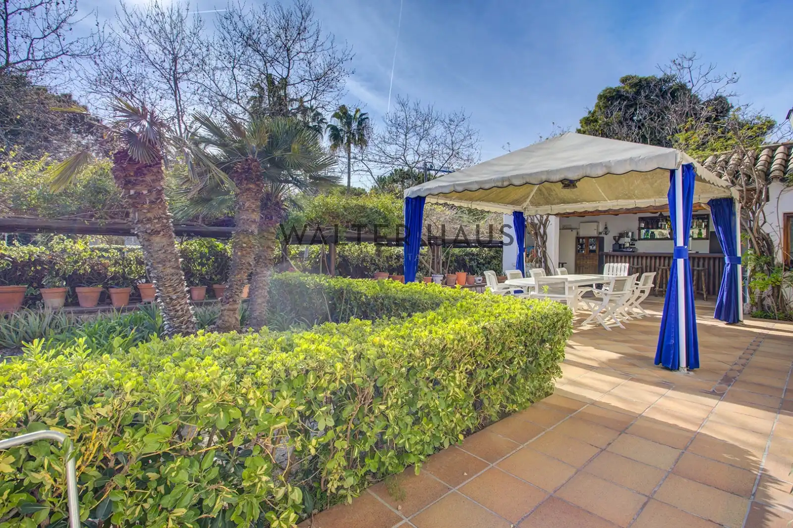 Terrasse von Haus oder Chalet zum Verkauf in Sitges mit Klimaanlage, Heizung und Privatgarten
