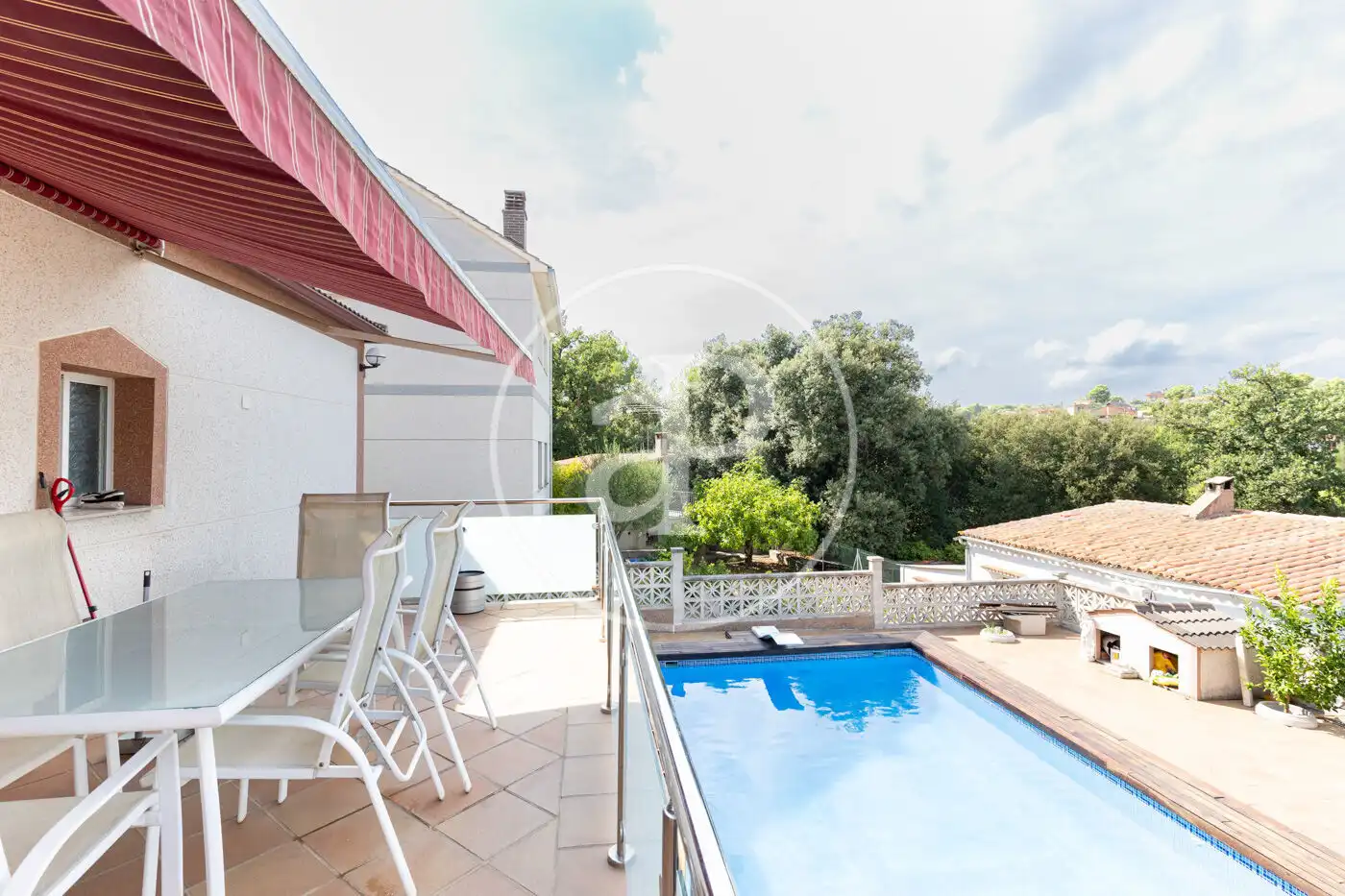 Terrace of Flat for sale in Rubí  with Air Conditioner, Heating and Private garden