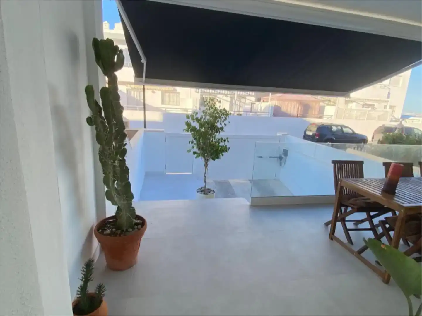 Terrassa de Casa adosada en venda en Balanegra amb Aire condicionat i Balcó