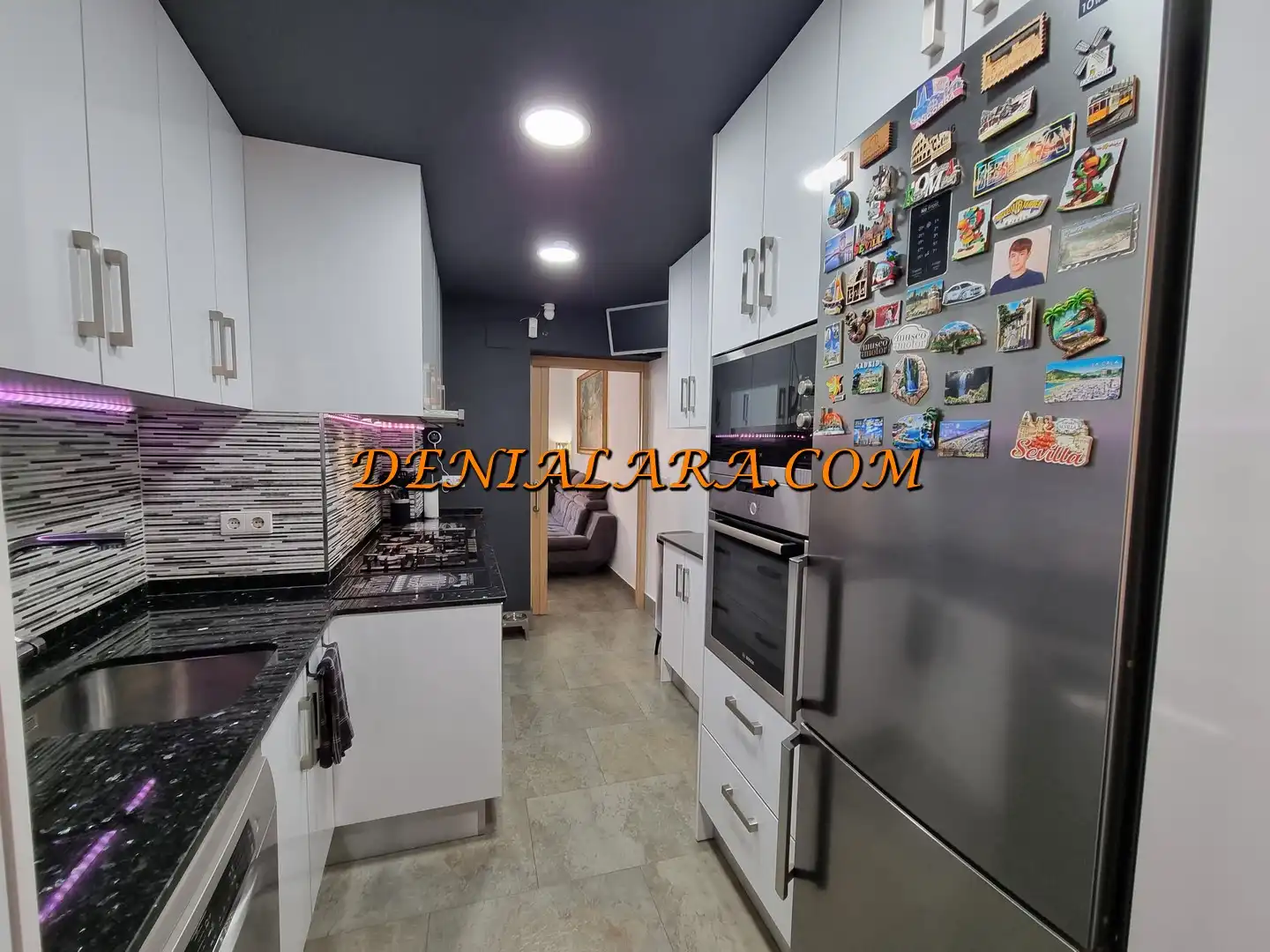 Kitchen of Flat for sale in Dénia  with Air Conditioner, Heating and Furnished