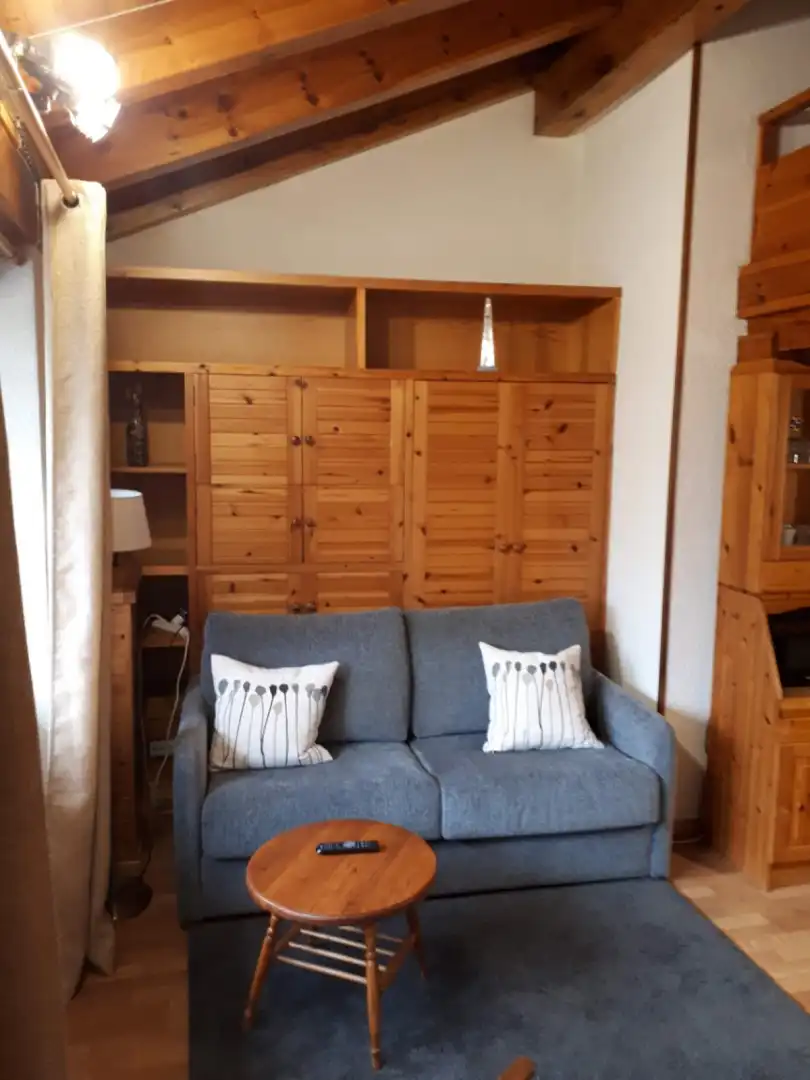 Sala de estar de Piso de alquiler en Canillo con Calefacción, Parquet y Amueblado