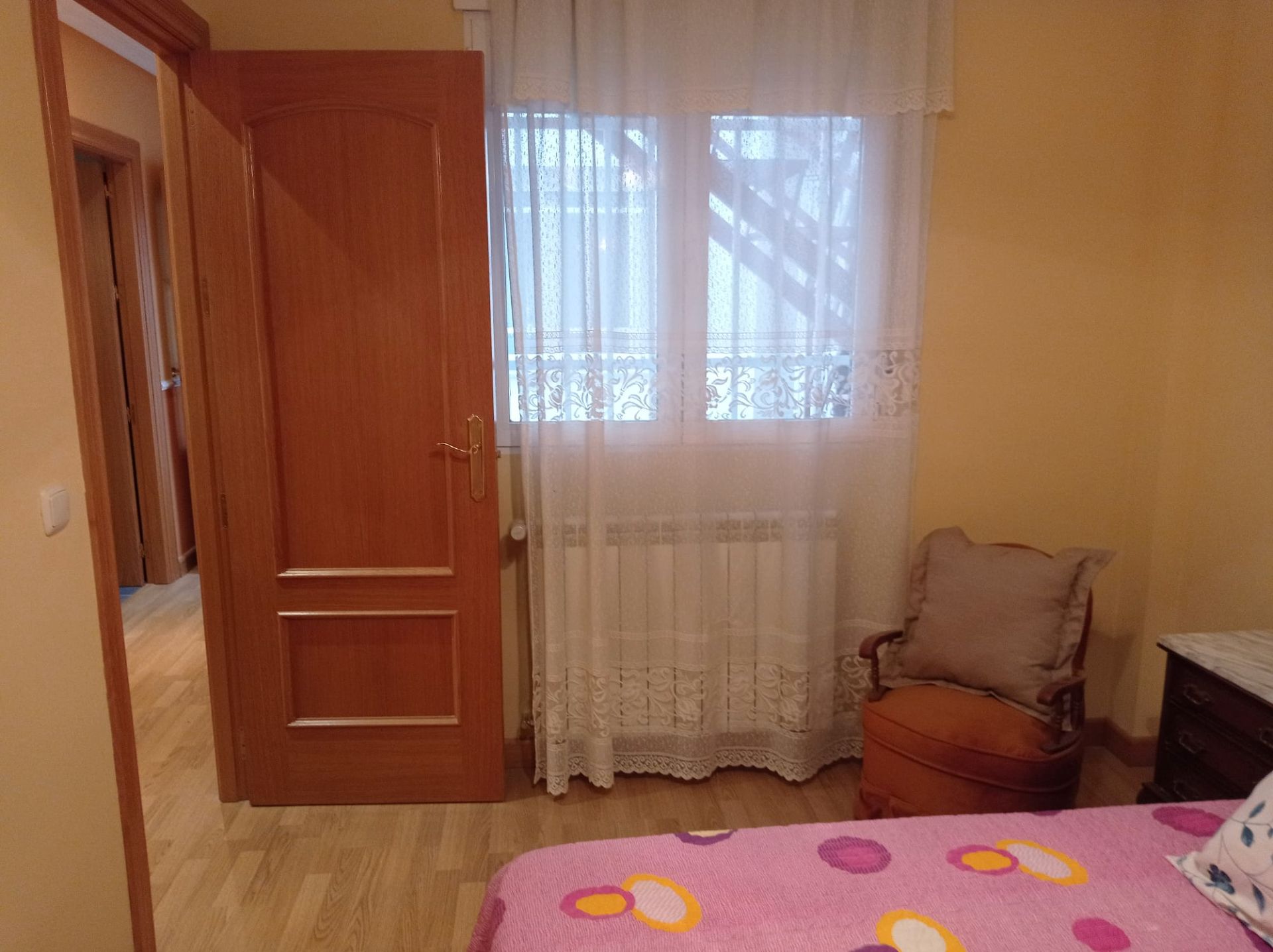 Bedroom of Flat for sale in  Albacete Capital  with Terrace, Storage room and Furnished