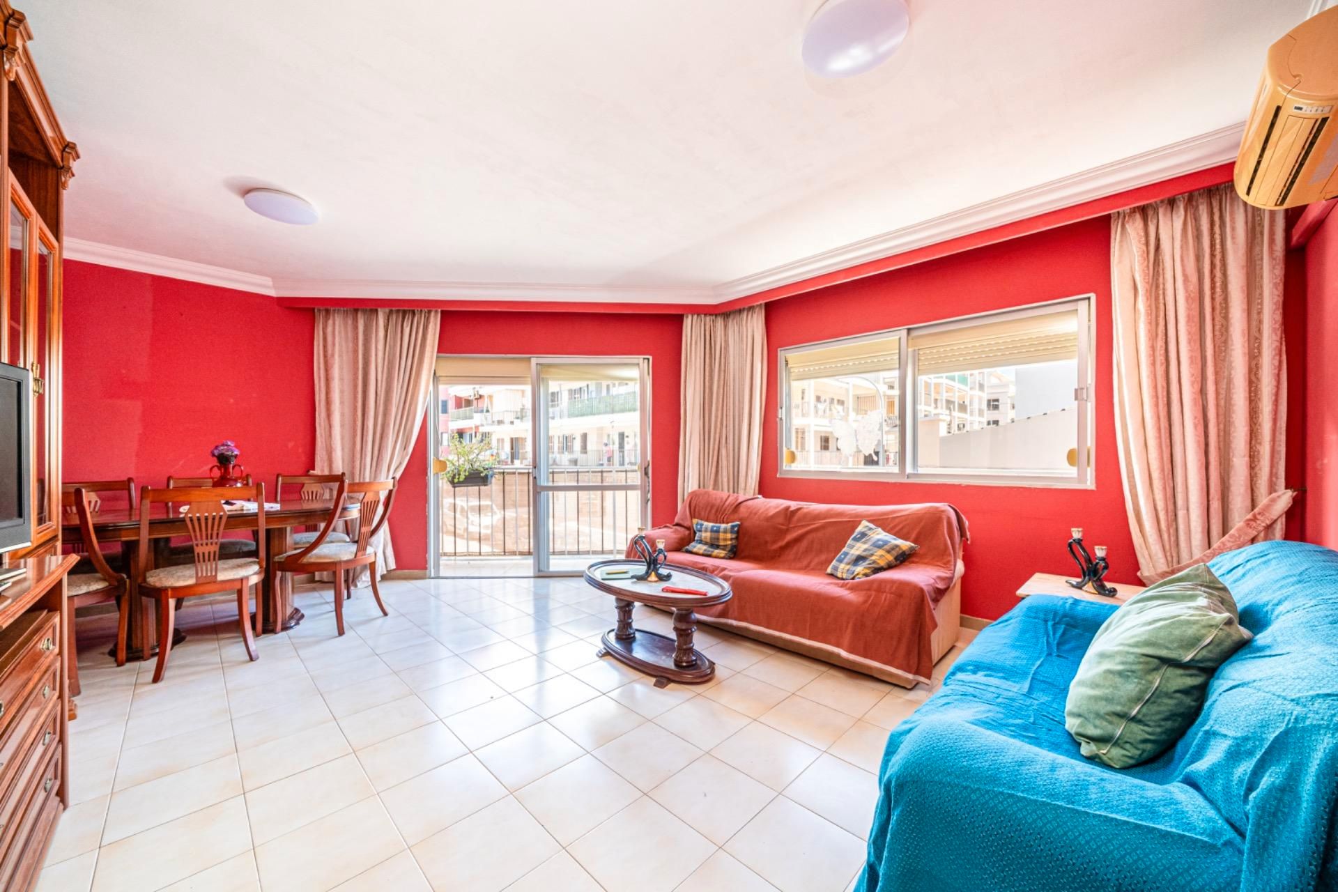 Sala d'estar de Pis en venda en  Palma de Mallorca amb Aire condicionat i Terrassa