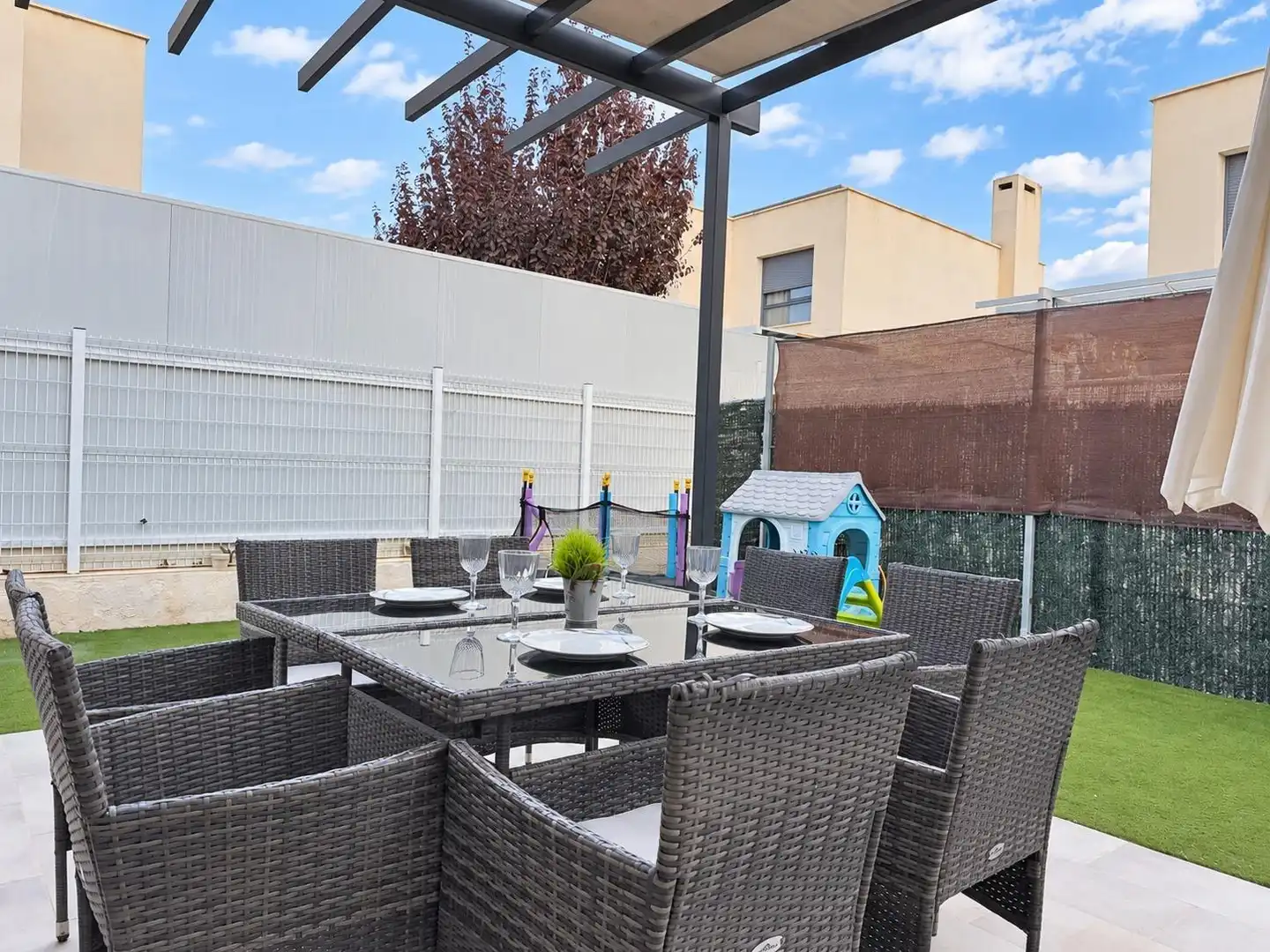 Terrassa de Casa o xalet en venda en Molina de Segura amb Aire condicionat, Jardí privat i Balcó