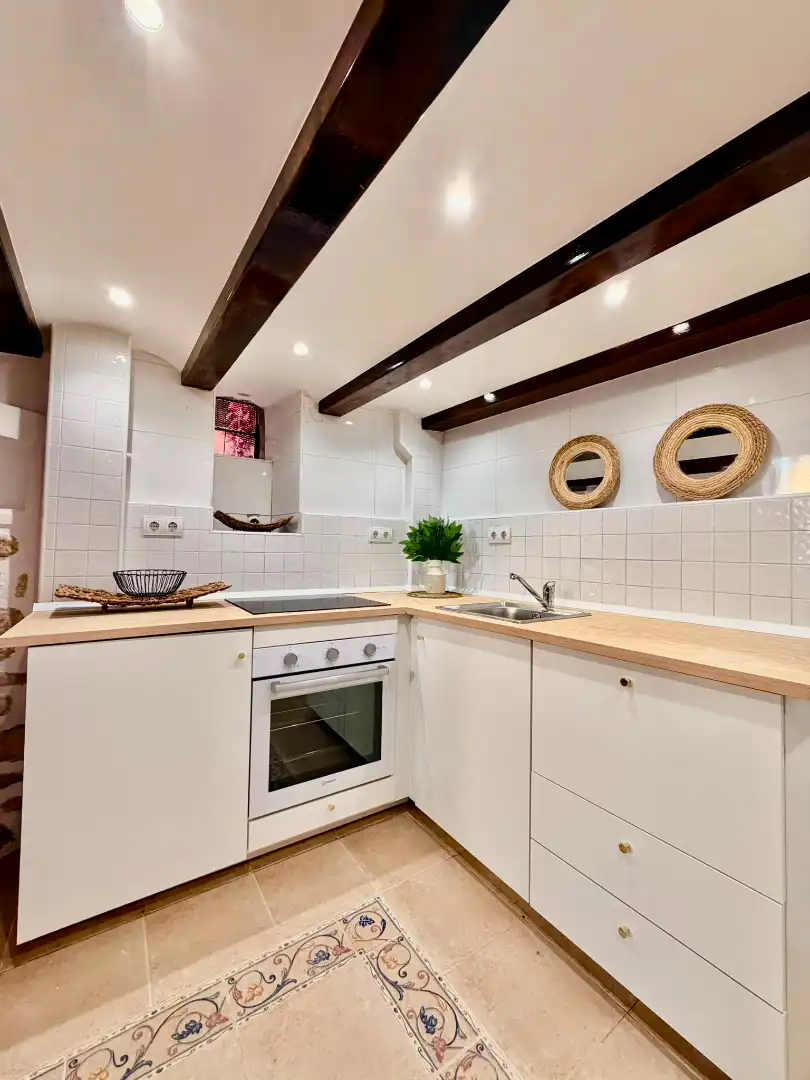 Kitchen of Detached homes for sale in Ontinyent  with Storage room, Furnished and Oven