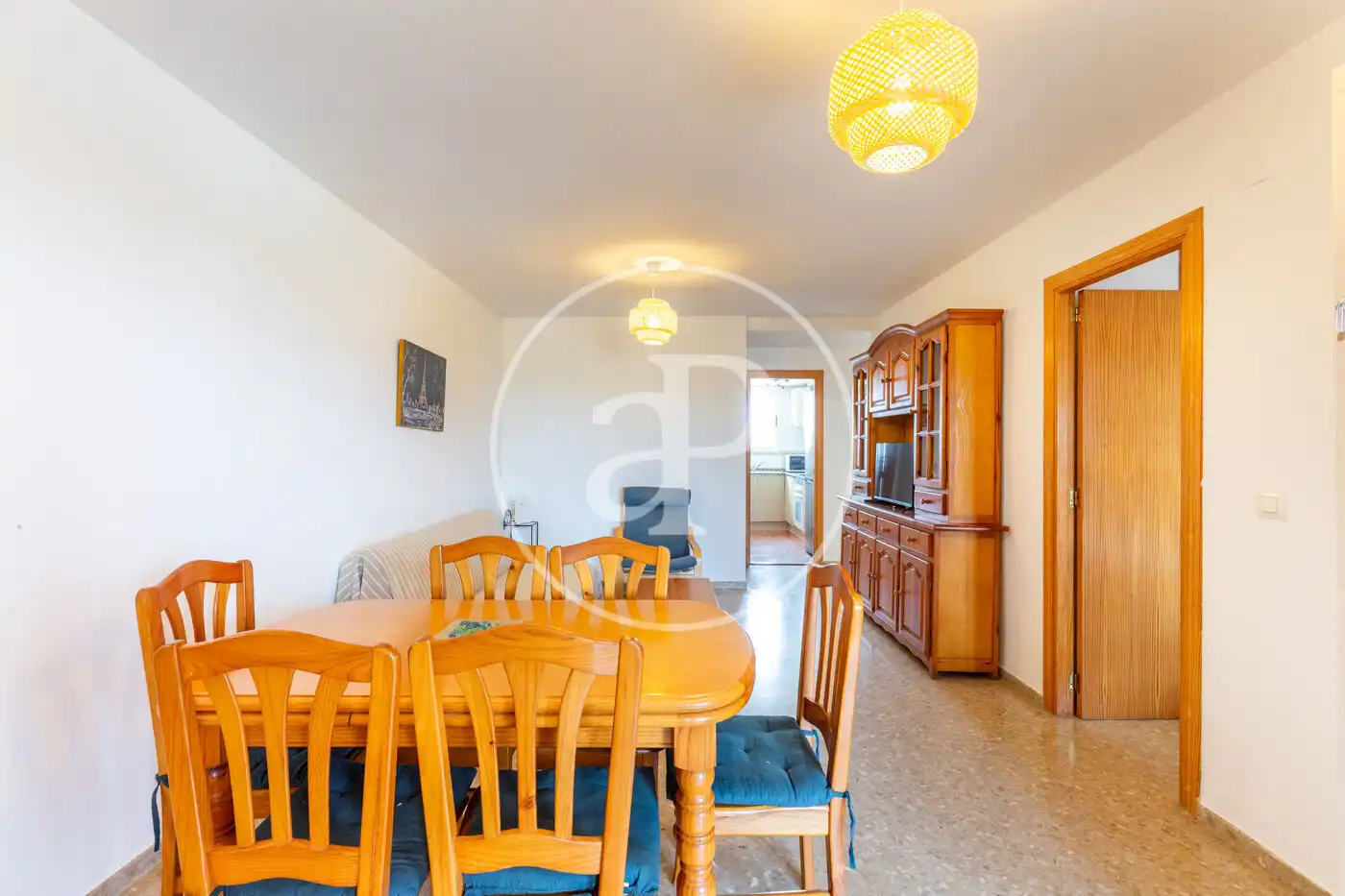 Dining room of Flat for rent in Canet d'En Berenguer  with Air Conditioner, Heating and Private garden