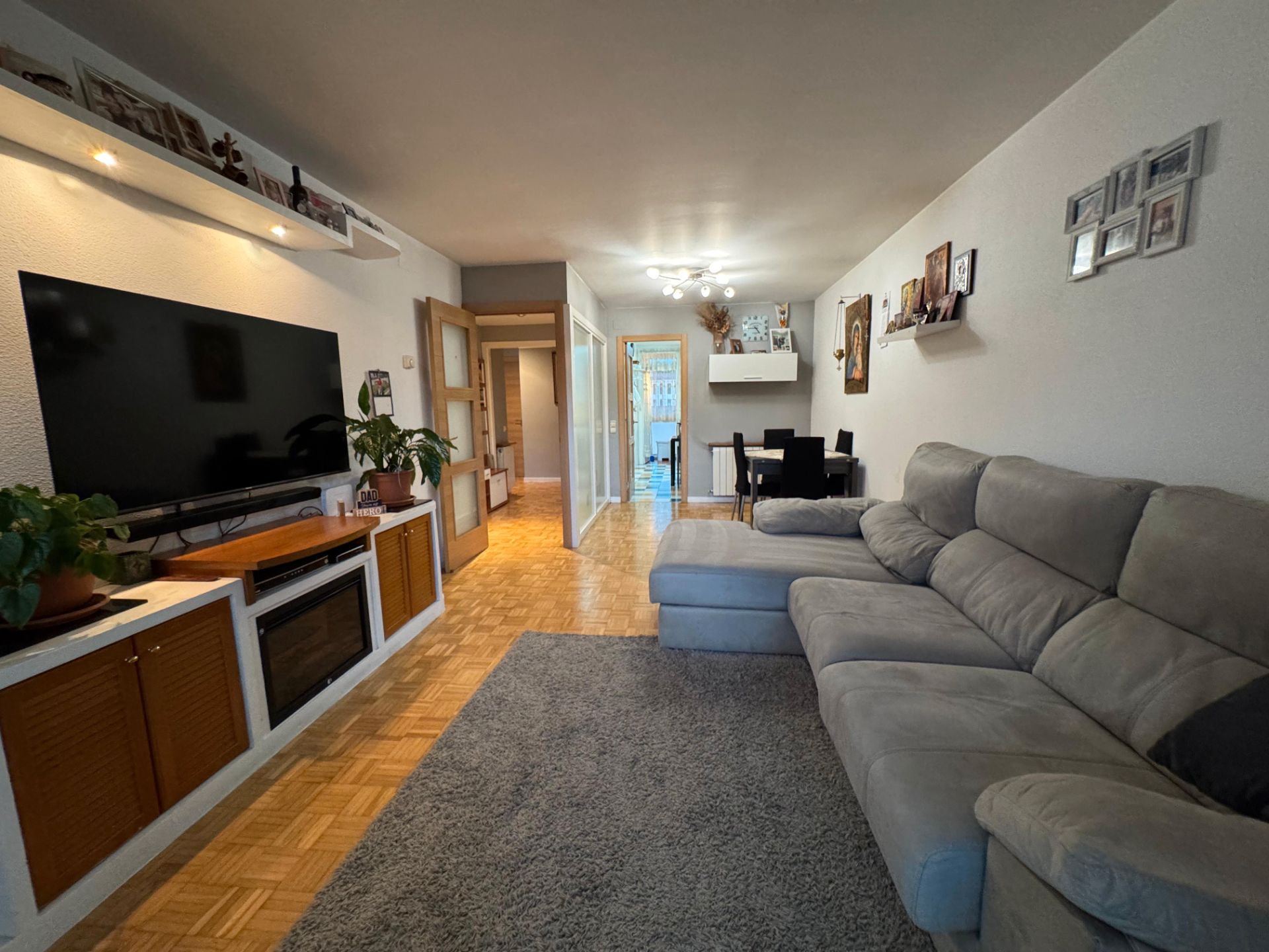 Living room of Flat for sale in Olot  with Heating, Oven and Balcony