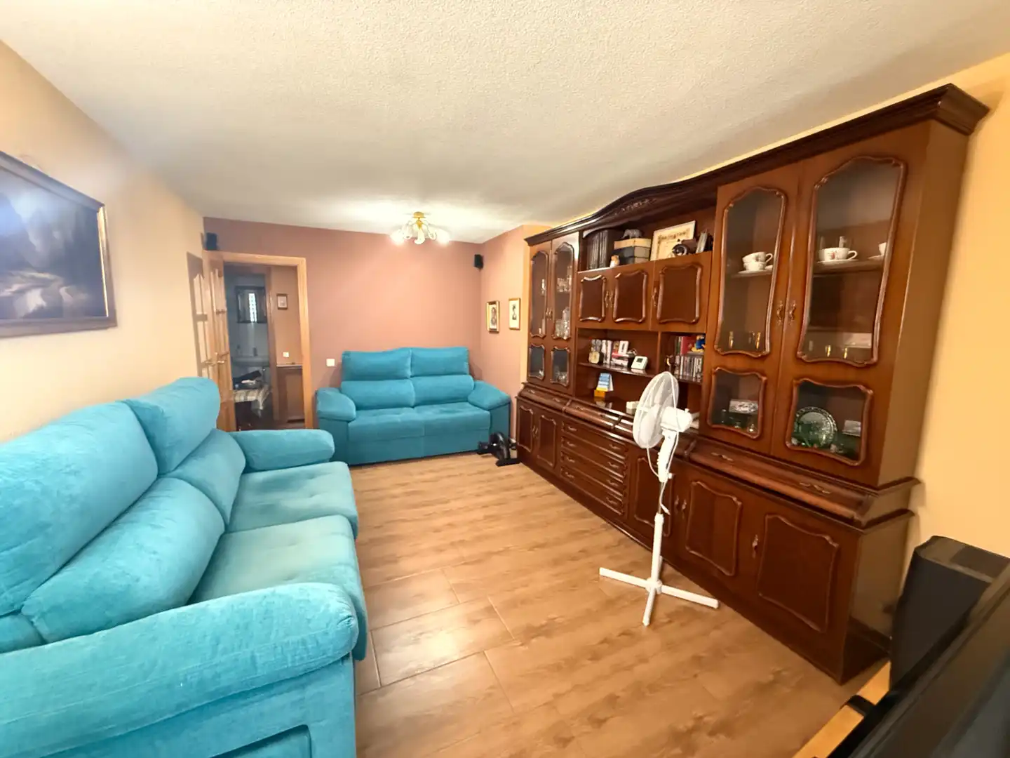 Living room of Flat for sale in Madrid  with Heating, Terrace and Storage room