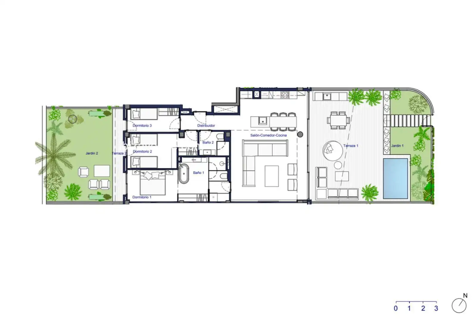 Wohnung mit Pool zum Verkauf in Joaquin Gadea, imagen 25