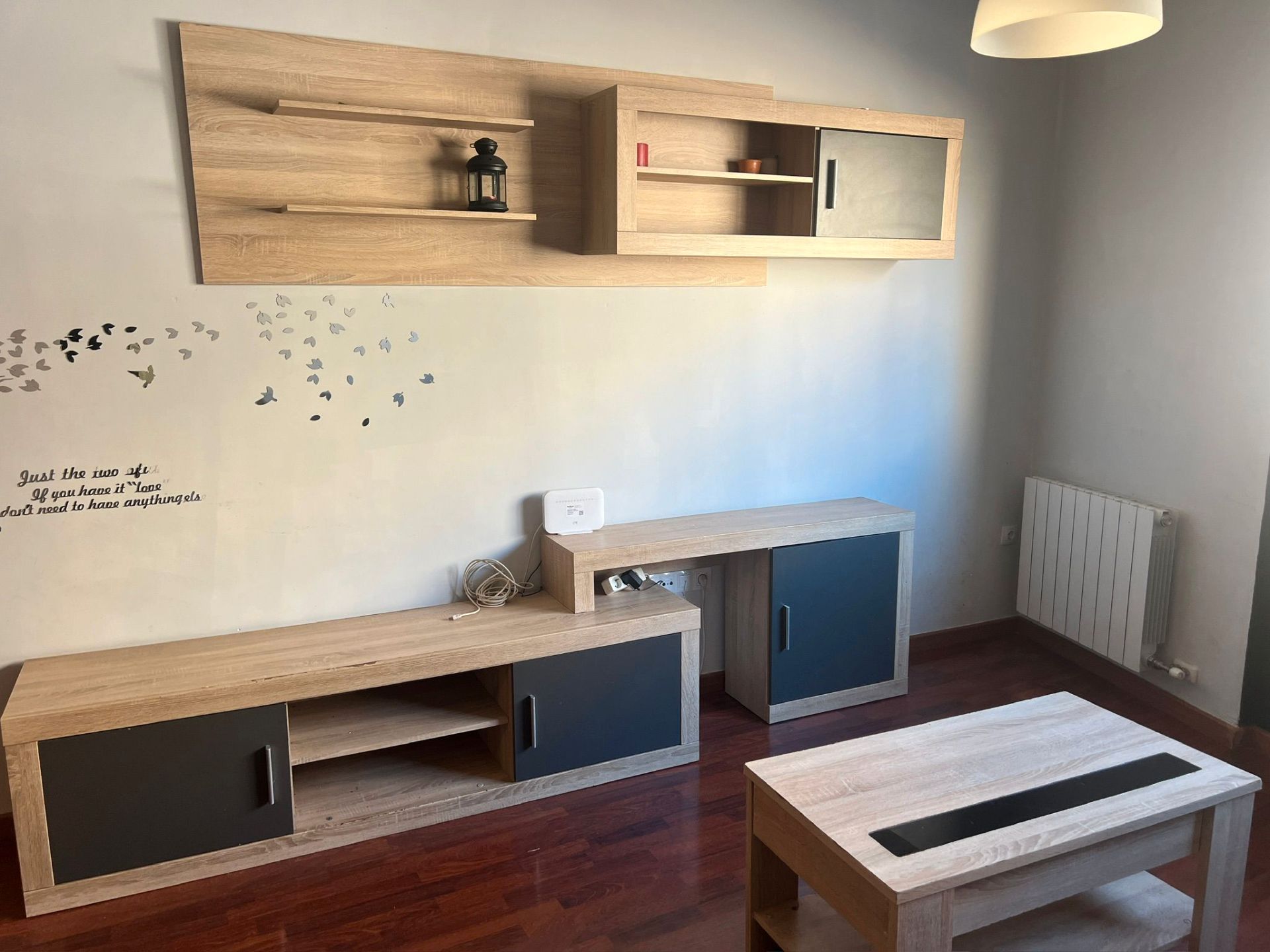 Sala d'estar de Pis de lloguer en Golmés amb Calefacció, Moblat i Forn