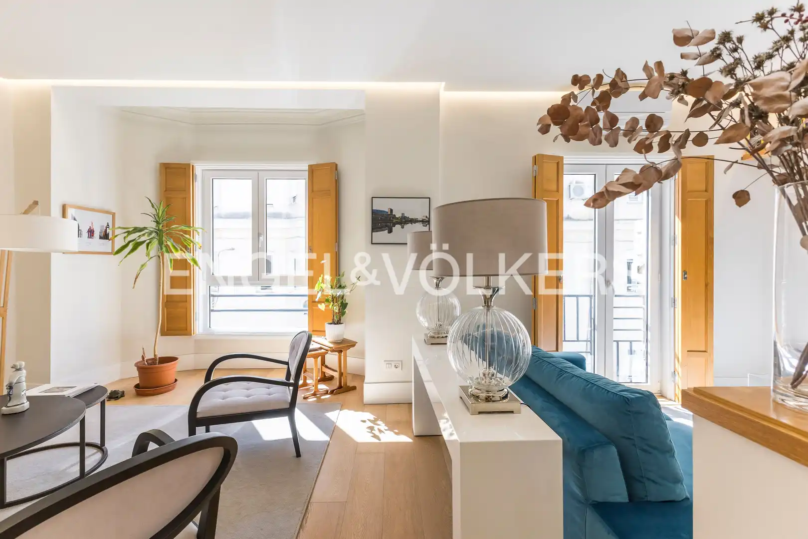 Sala de estar de Piso de alquiler en Madrid con Aire acondicionado, Calefacción y Amueblado