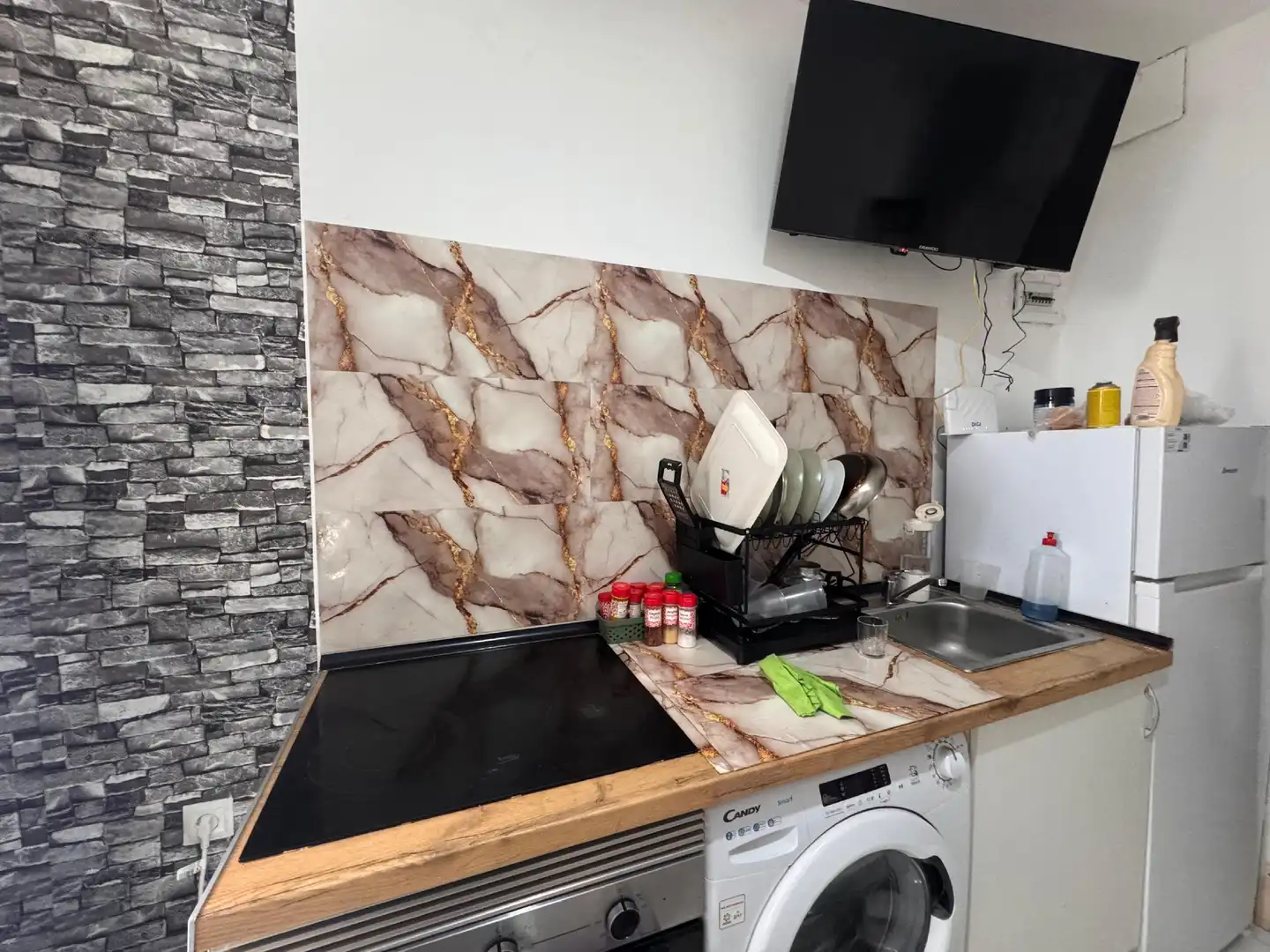 Cocina de Apartamento en venta en Málaga