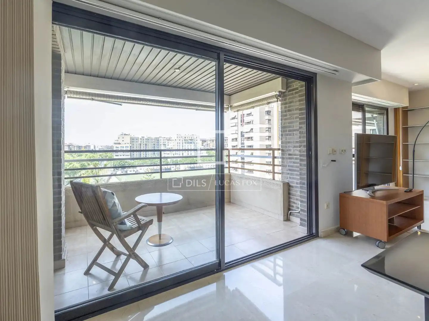 Terrasse von Wohnung zur Miete in Gandesa mit Klimaanlage, Heizung und Privatgarten