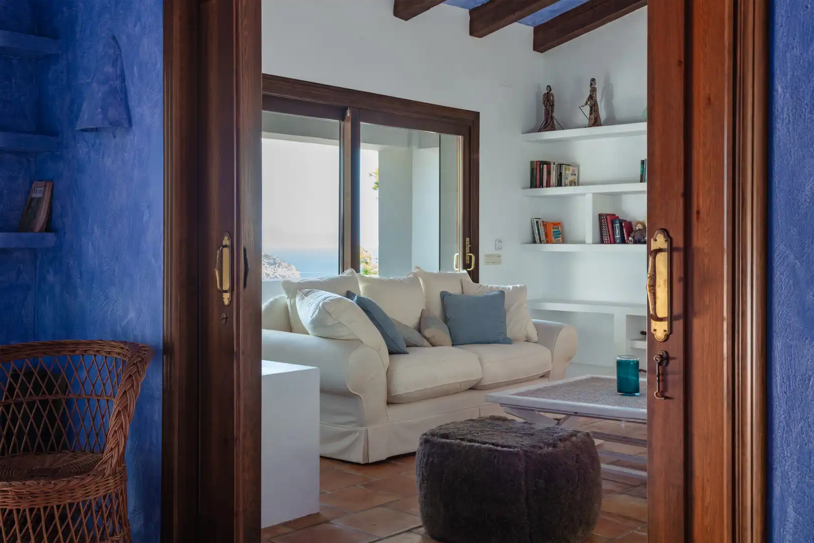 Sala d'estar de Casa o xalet en venda en Jávea / Xàbia amb Aire condicionat, Jardí privat i Terrassa